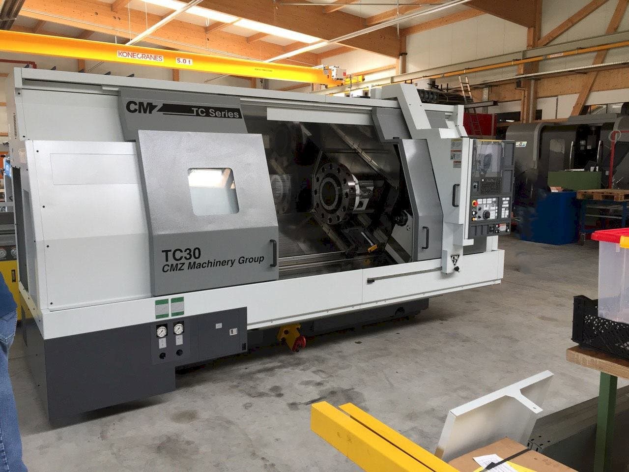 A CMZ TC30  gép elölnézete