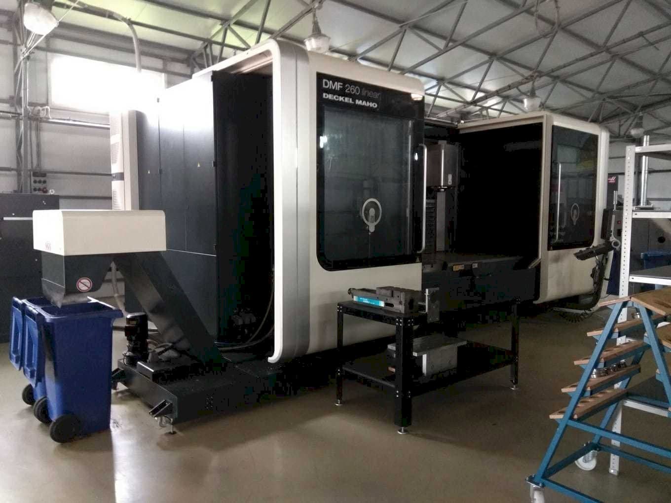 A DECKEL MAHO DMF 260 linear  gép elölnézete