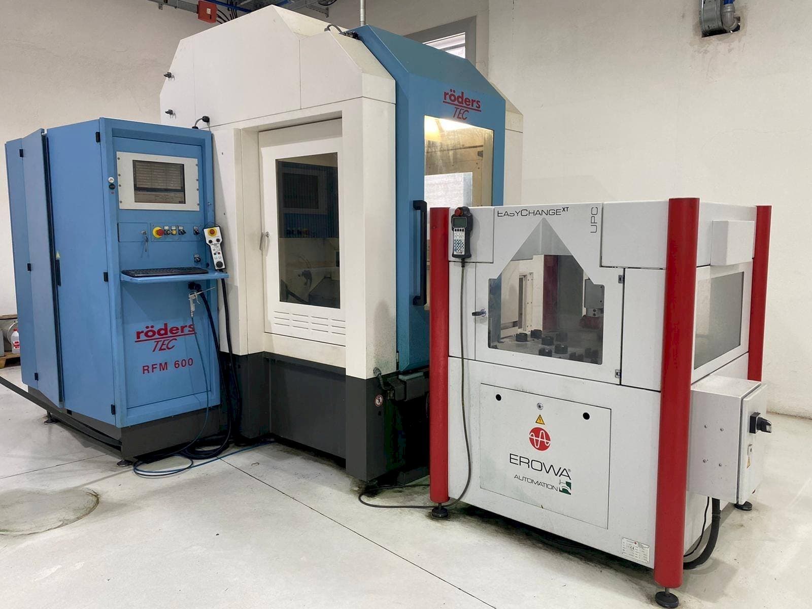 A Roders RFM 600  gép elölnézete