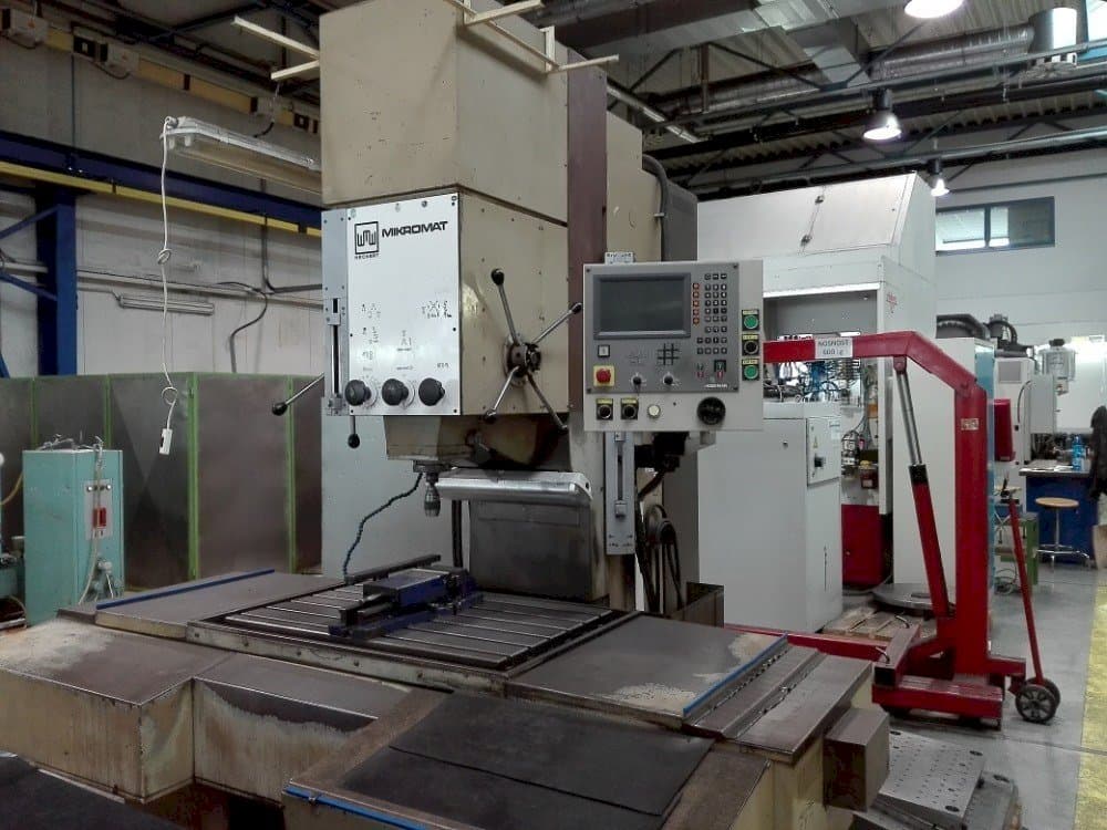 A WMW Mikromat BKoE 630x1000 CNC gép elölnézete