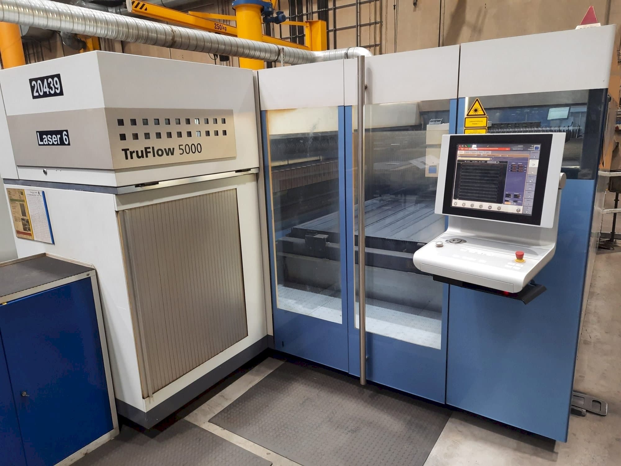 A Trumpf L 3030 gép elölnézete