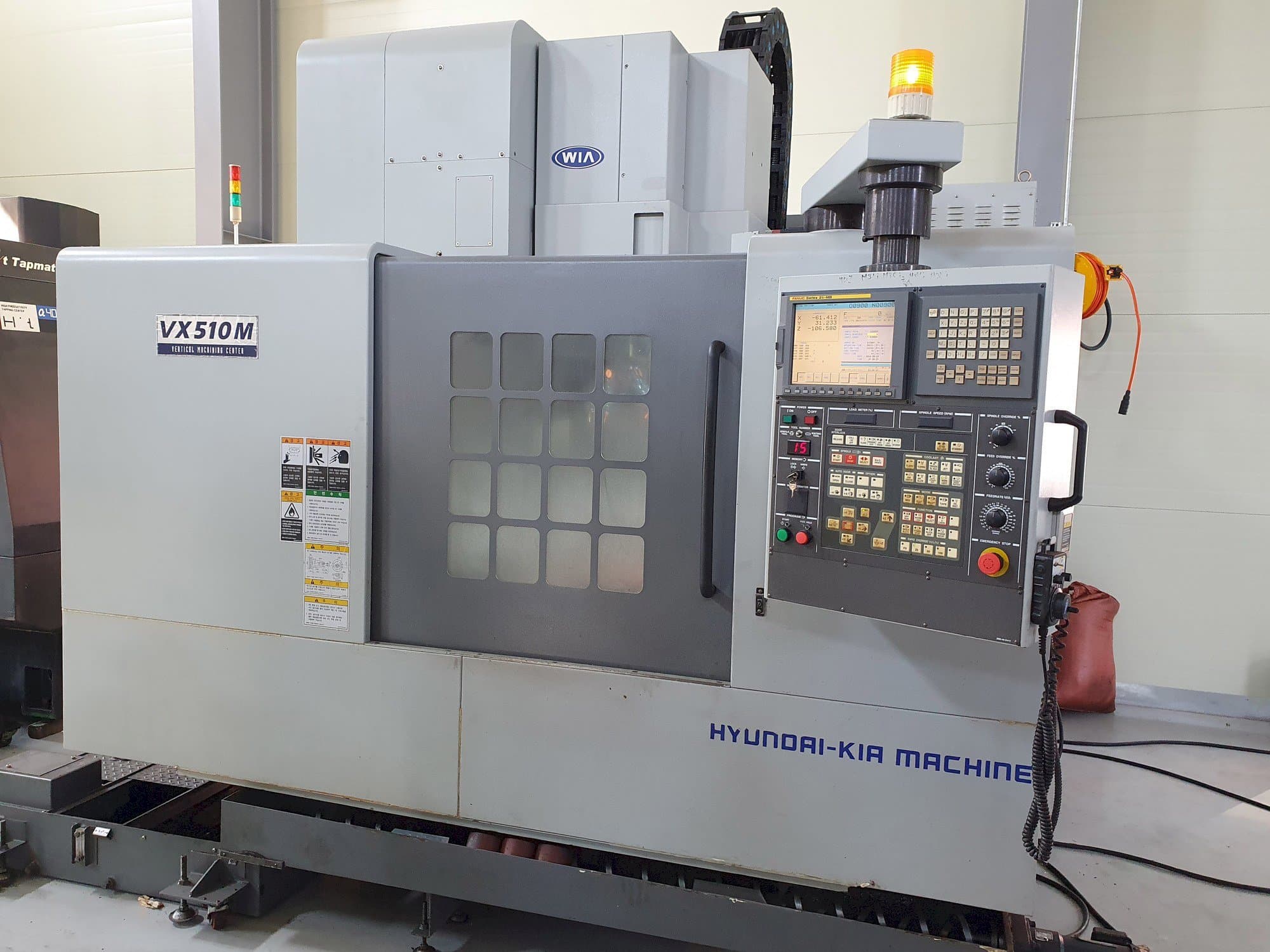 A Hyundai Kia VX510M gép elölnézete