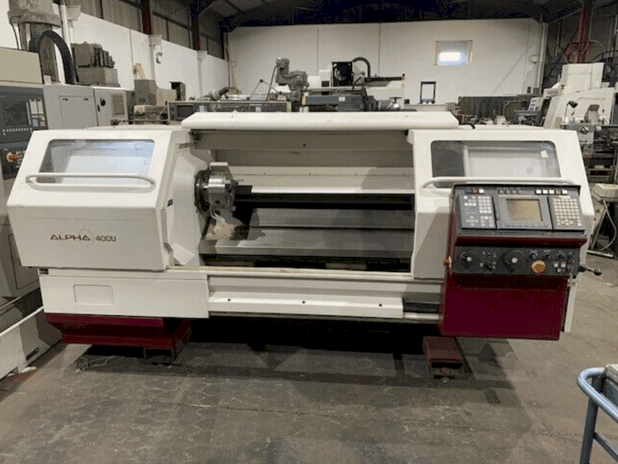 A Harrison ALPHA 400 U gép elölnézete