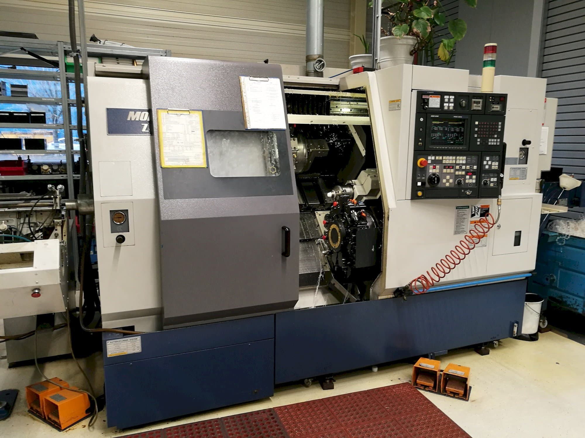 A MORI SEIKI ZL 150 MSC gép elölnézete