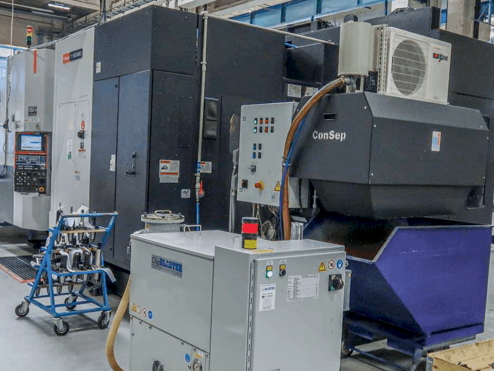 A Mazak NEXUS HCN 6000 II gép elölnézete