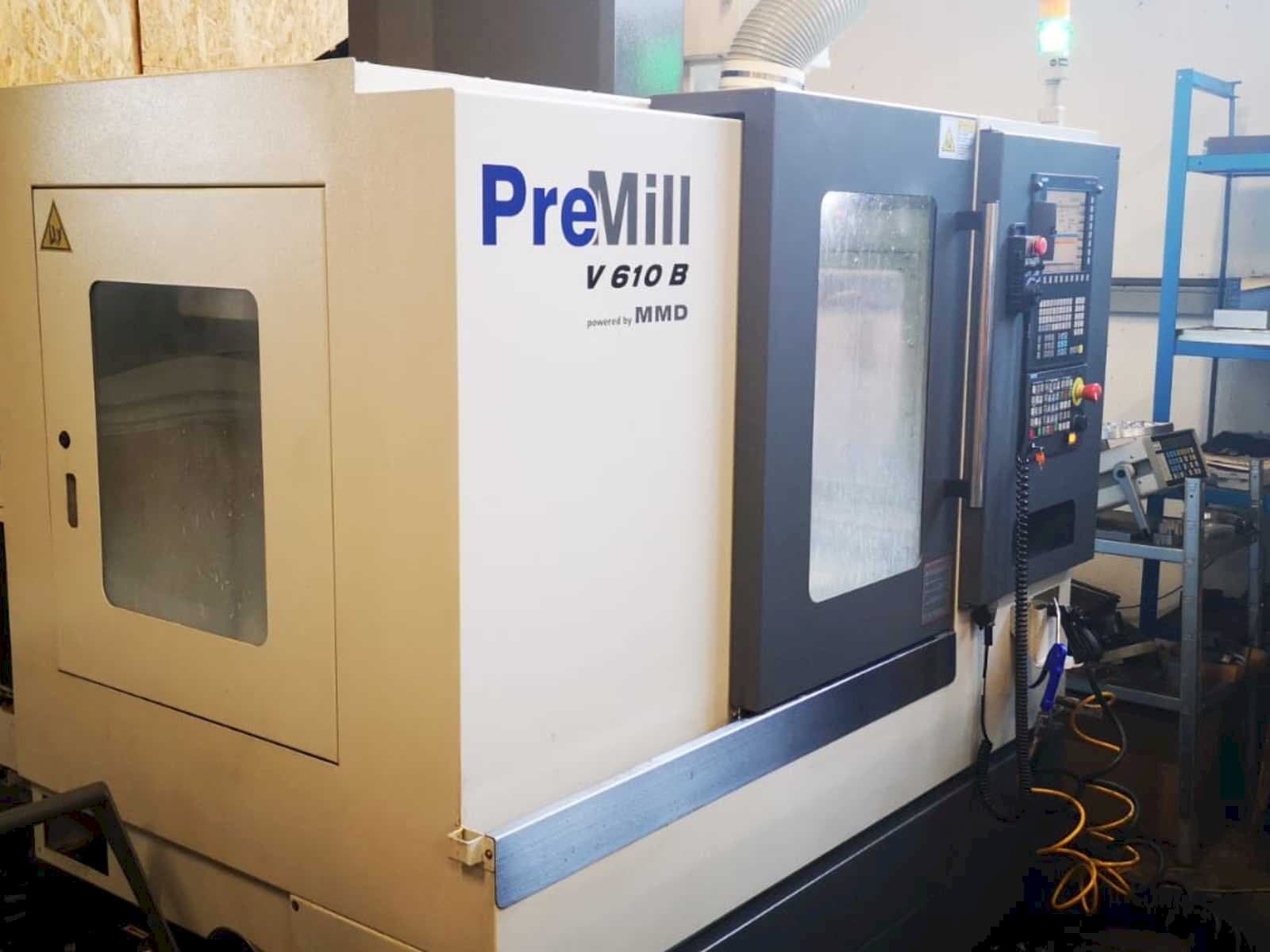 A PreMill V 610 B gép elölnézete