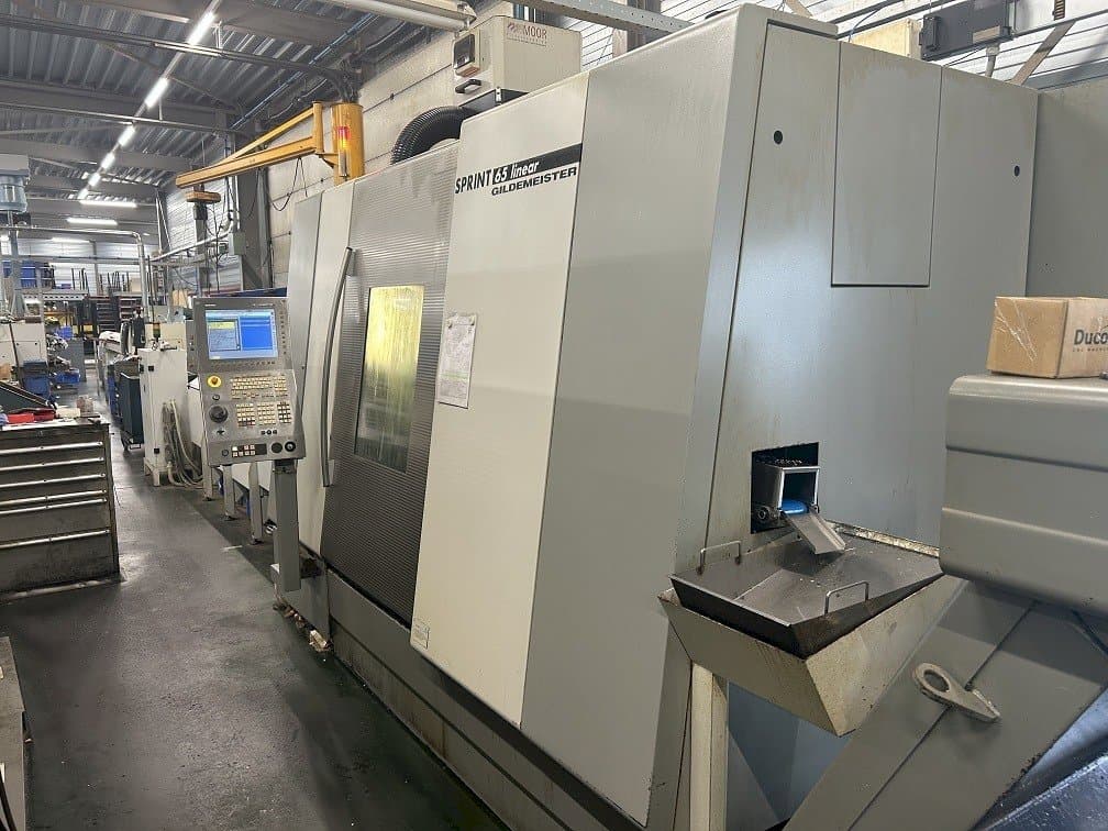 A Gildemeister sprint 65 linear gép elölnézete