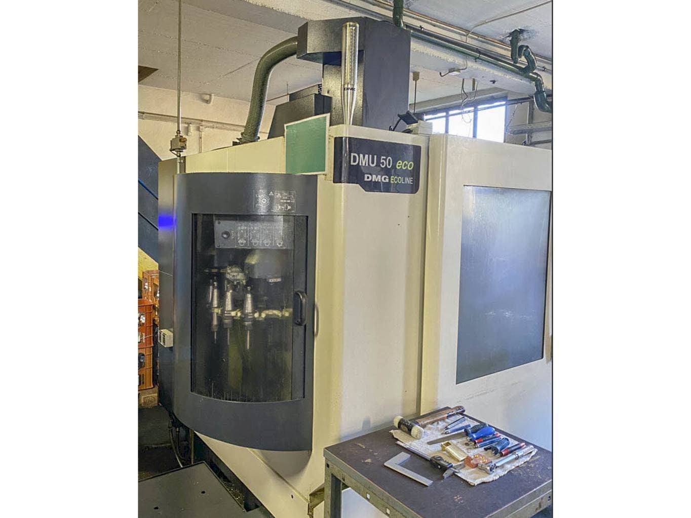 A DMG MORI DMU 50 eco gép elölnézete