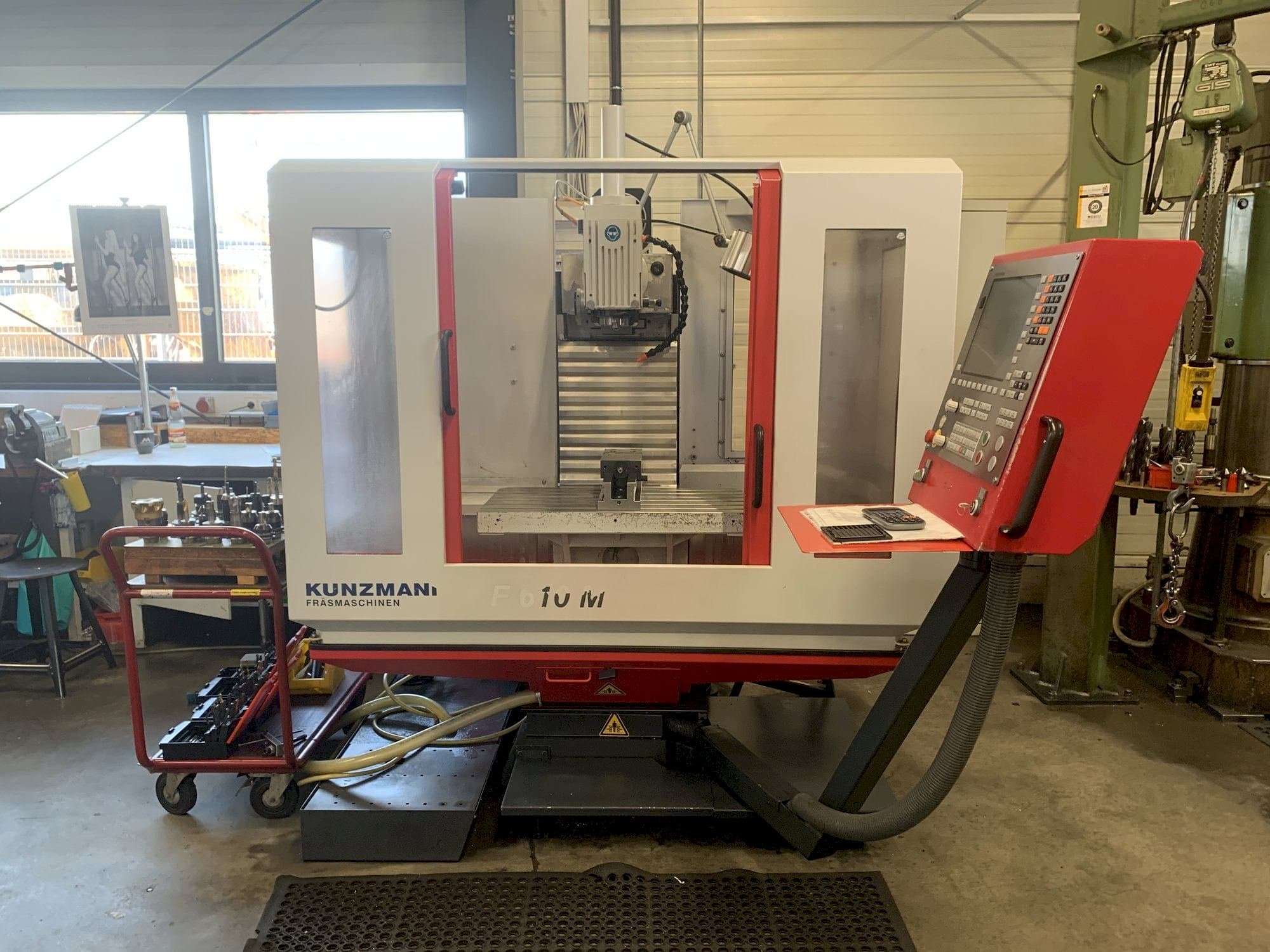 A KUNZMANN WF 610 M gép elölnézete