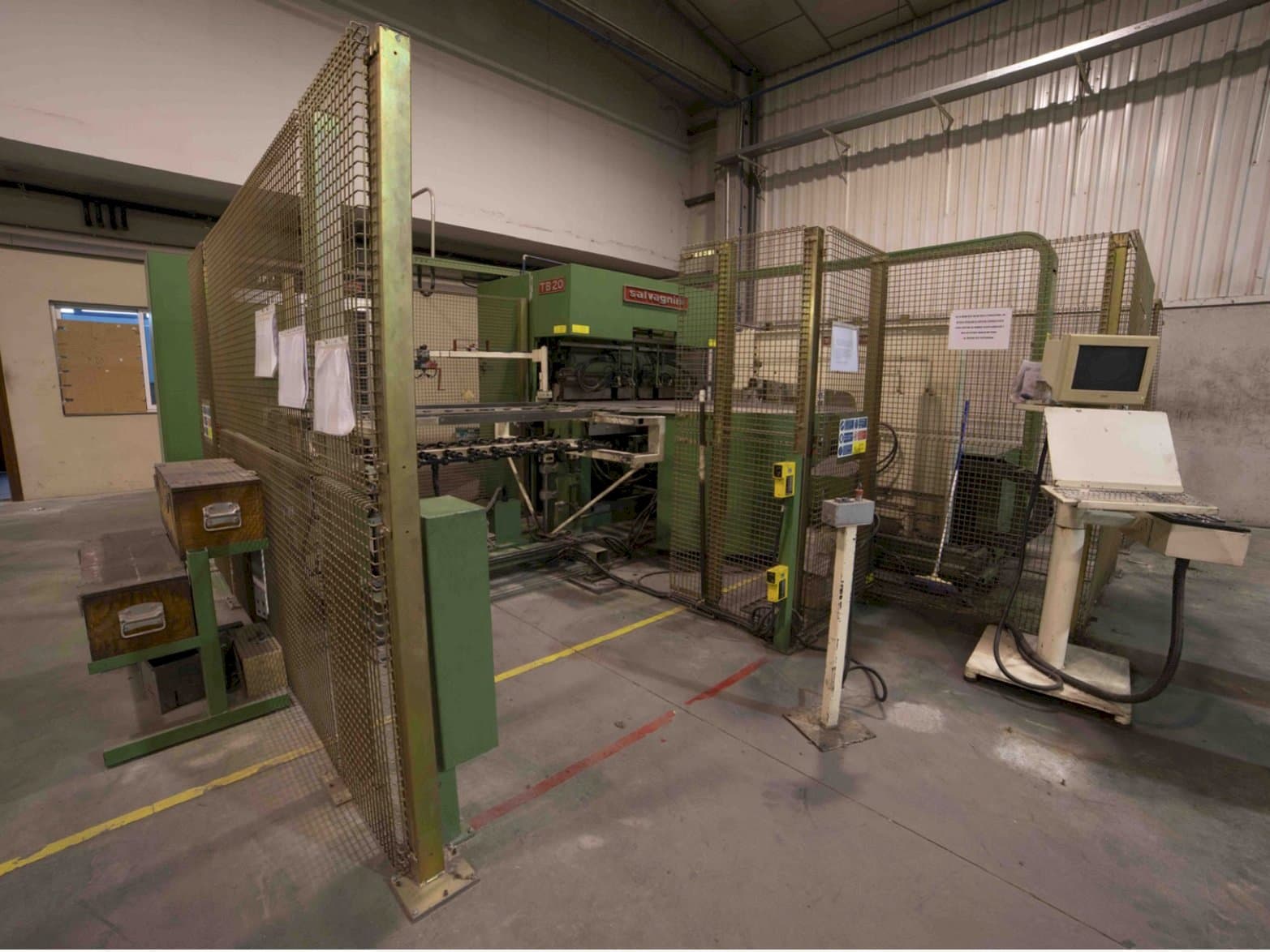 A Salvagnini TB20 gép elölnézete