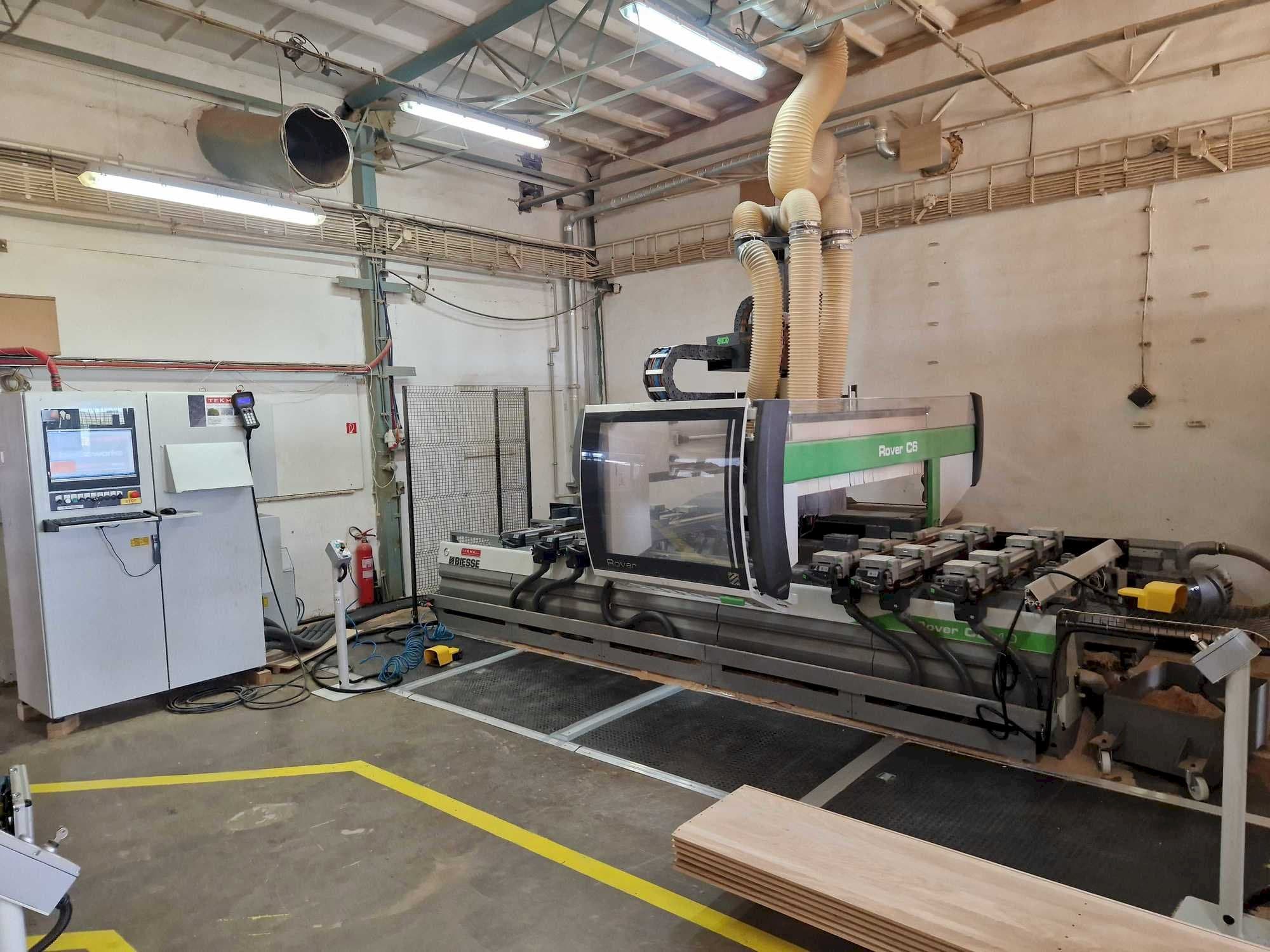 A BIESSE ROVER C6.40 gép elölnézete