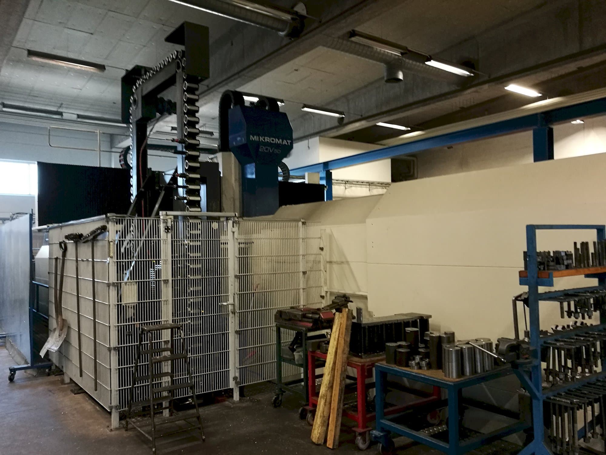 A MIKROMAT 20V 5D gép részlete