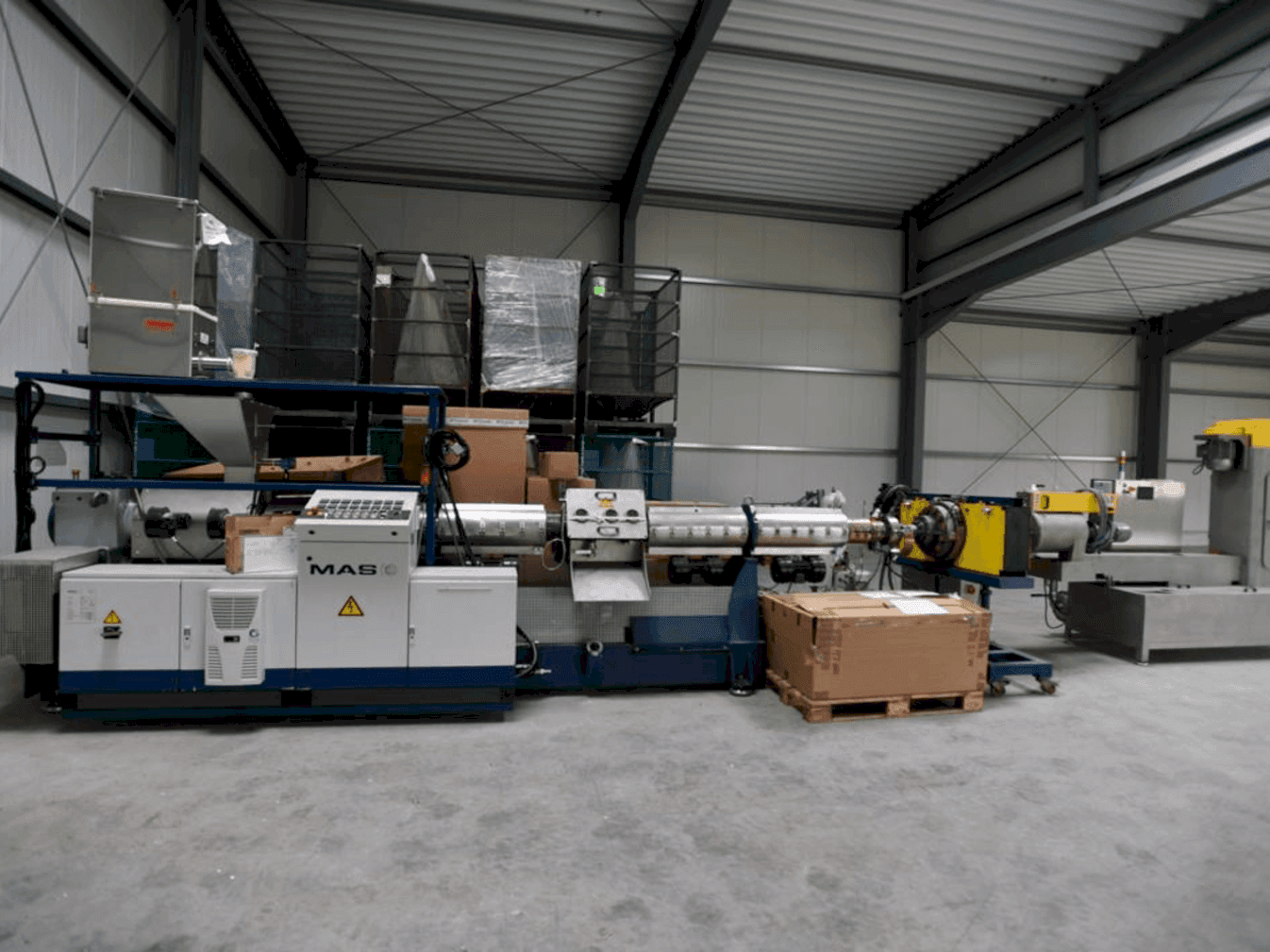 A MAS 120E gép elölnézete