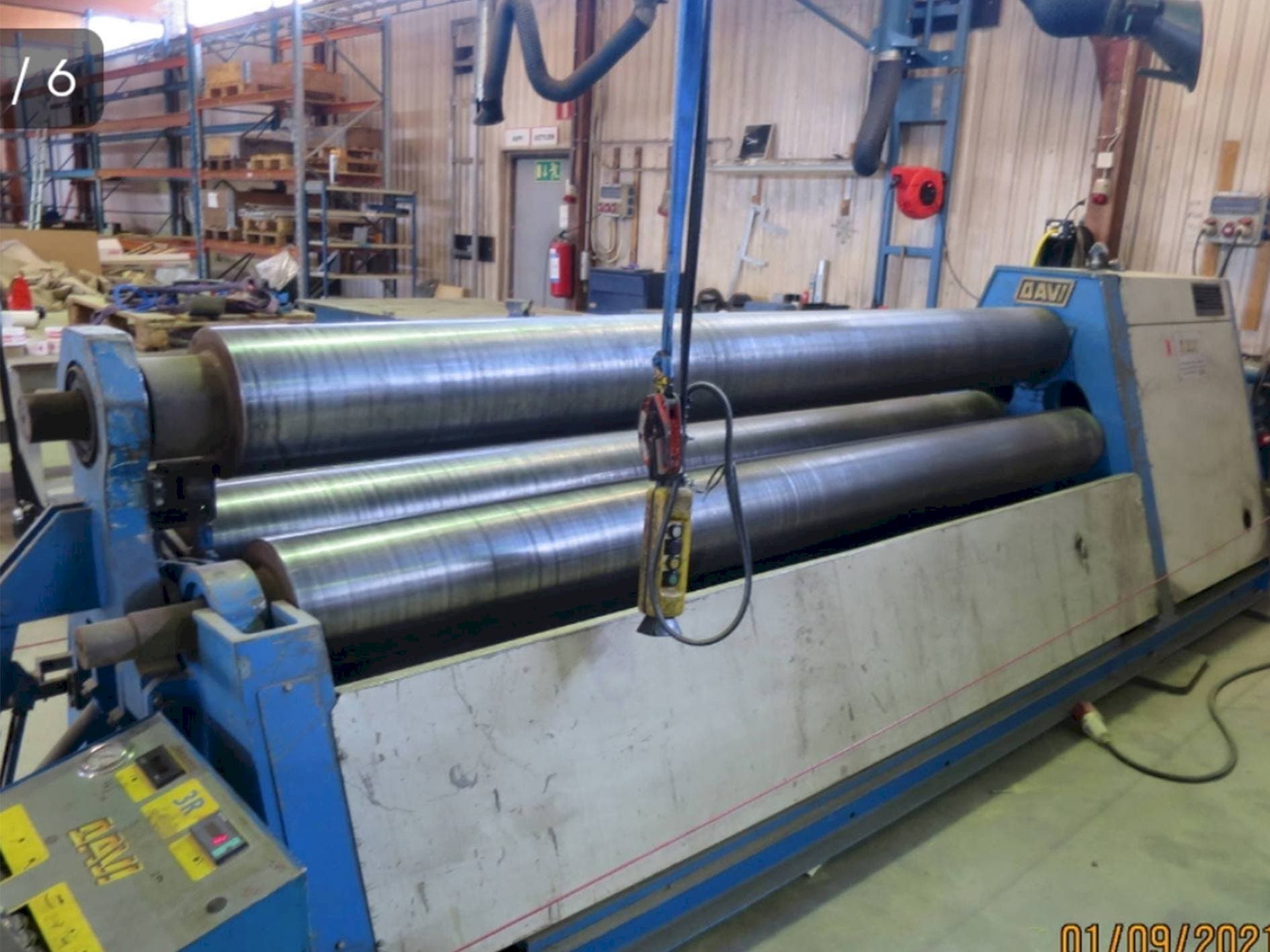 A PROMAU MCO 3028 gép elölnézete