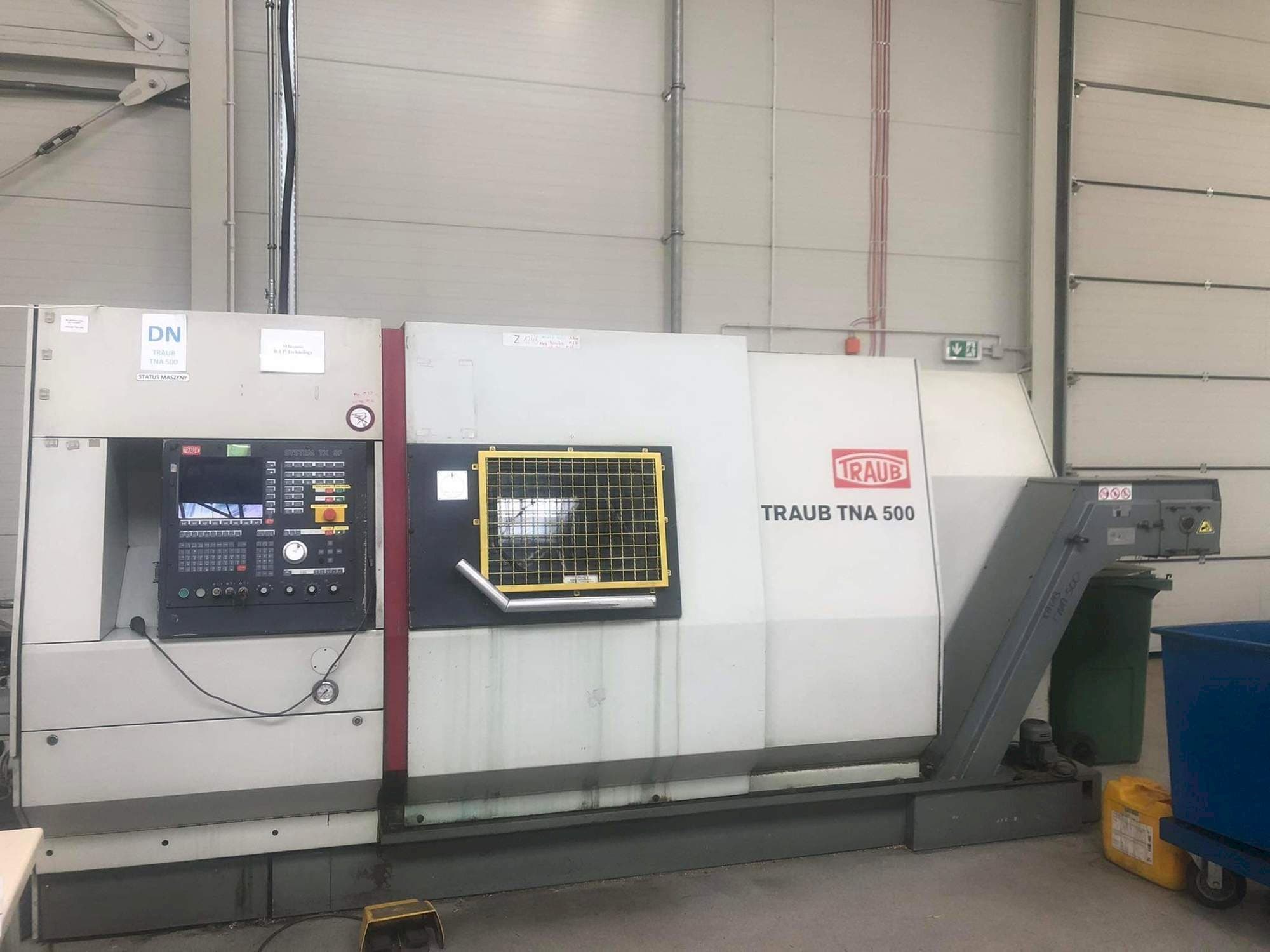 A TRAUB TNA 500/600 gép elölnézete