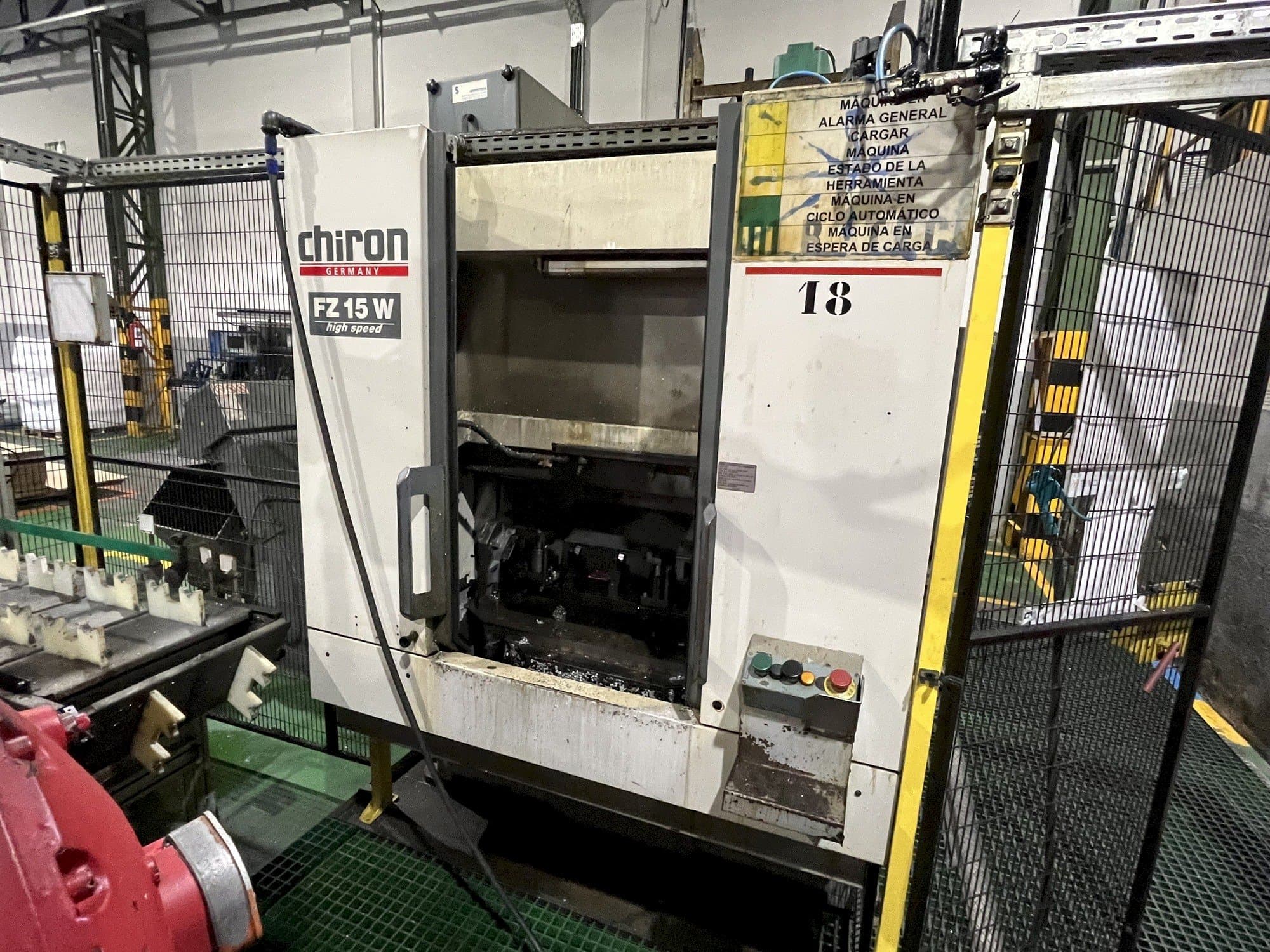 A CHIRON FZ15W gép elölnézete