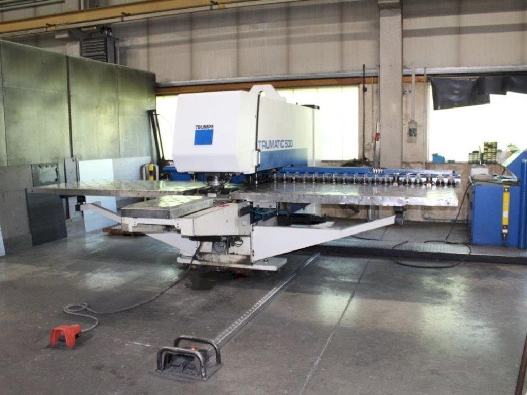 A Trumpf Trumatic 500 gép elölnézete