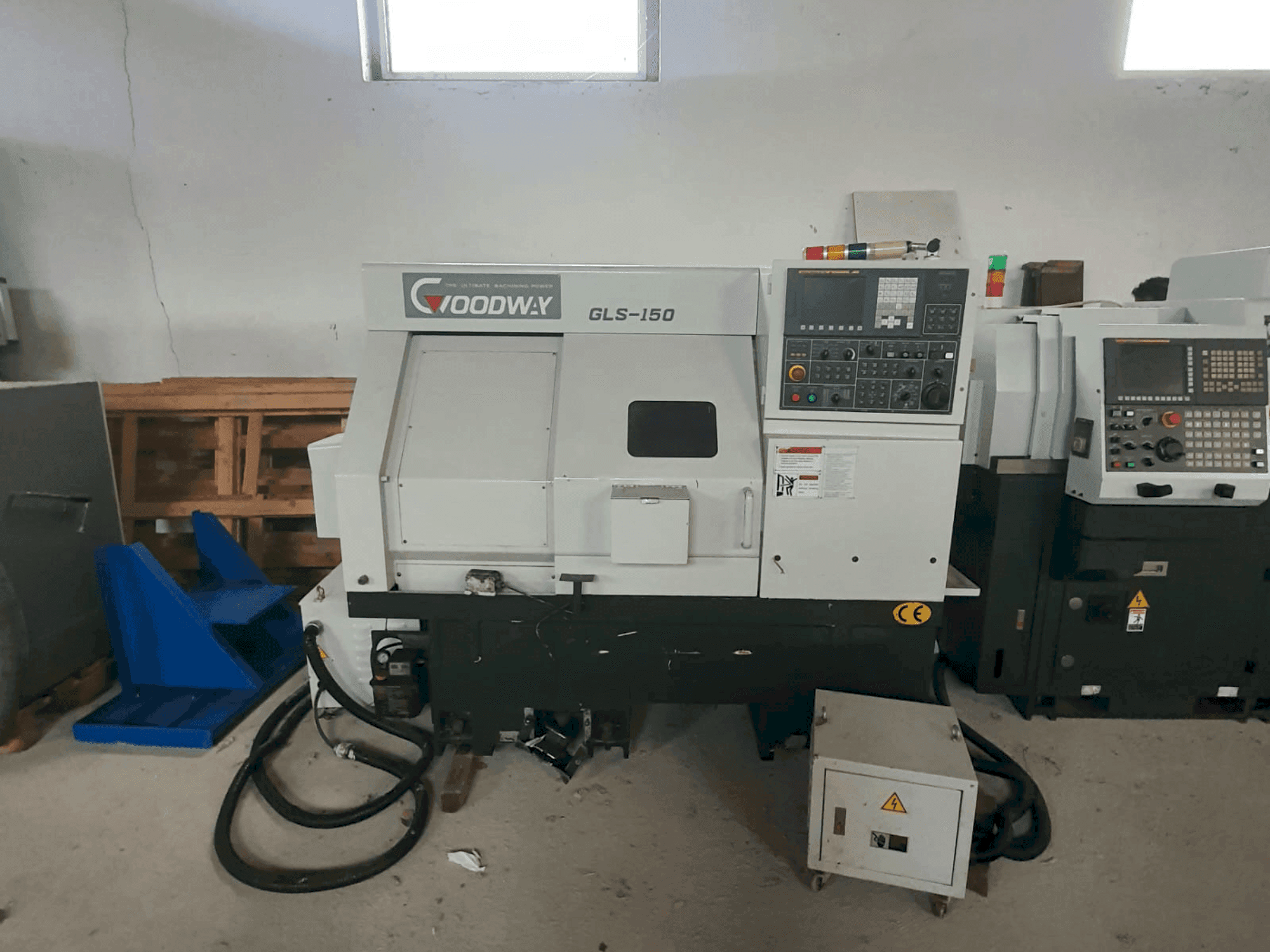 A Goodway GLS-150 M gép elölnézete