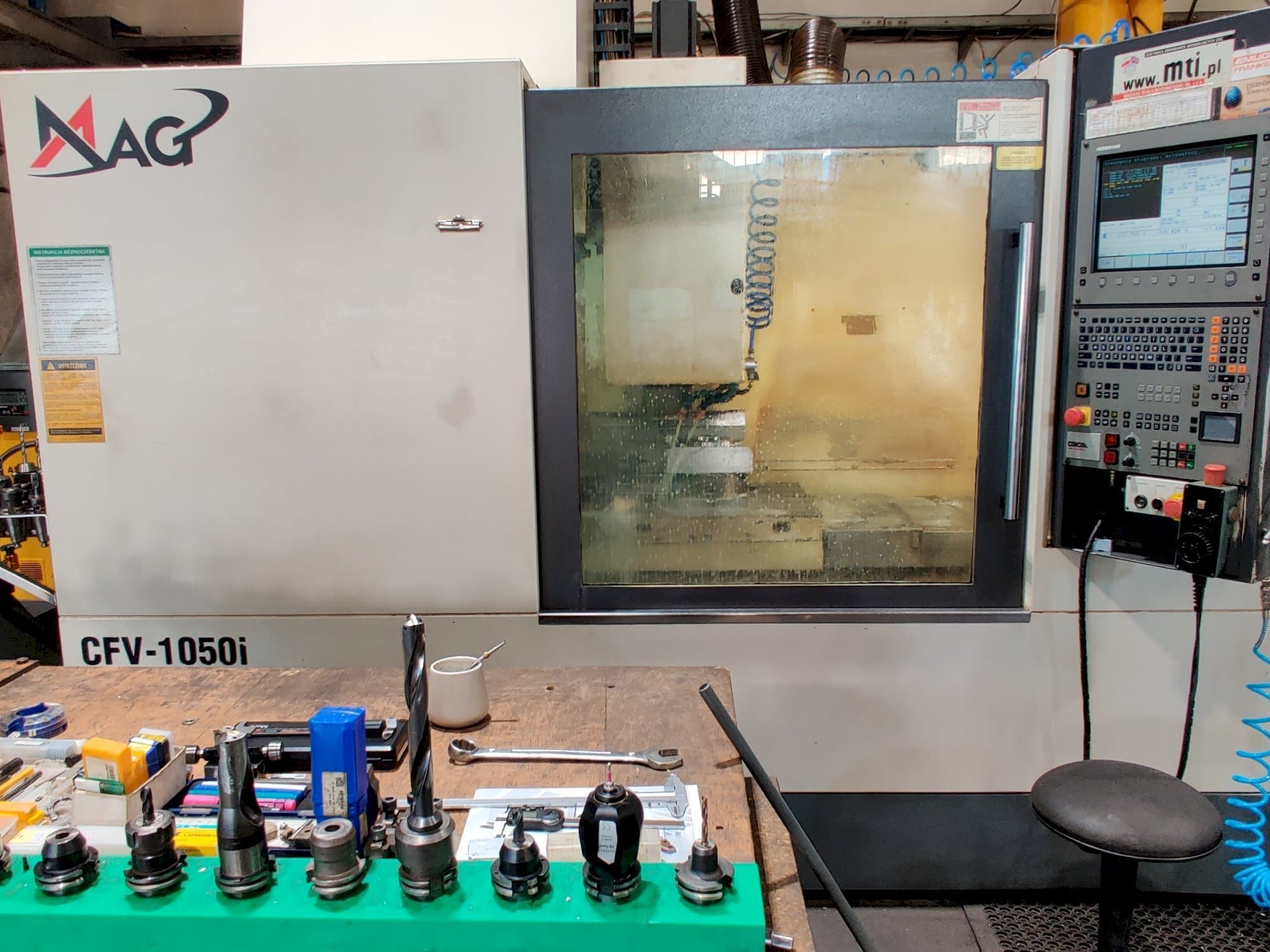 A MAG CFV 1050 gép elölnézete