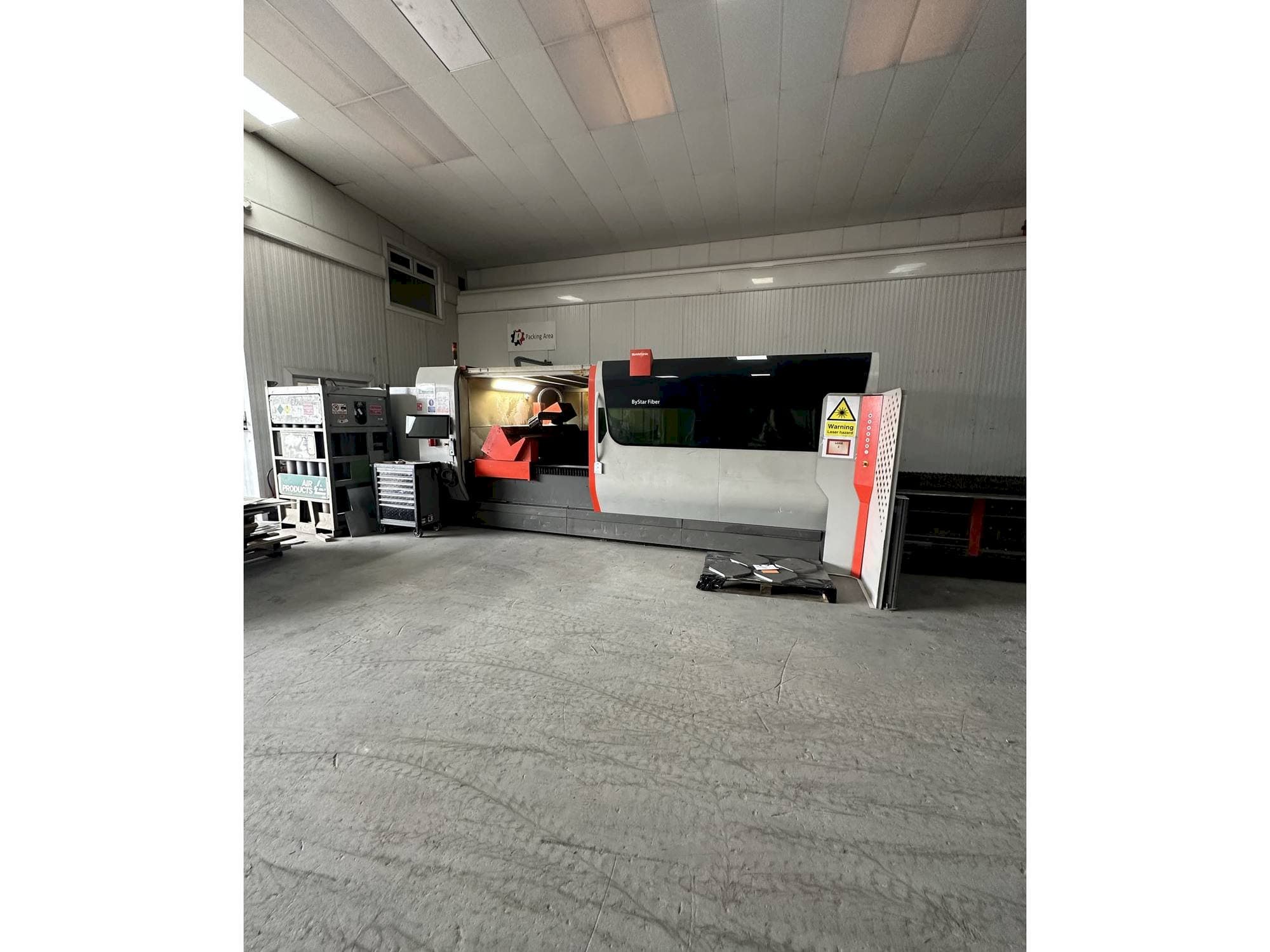 A Bystronic Bystar 6KW 3015 Fiber gép elölnézete