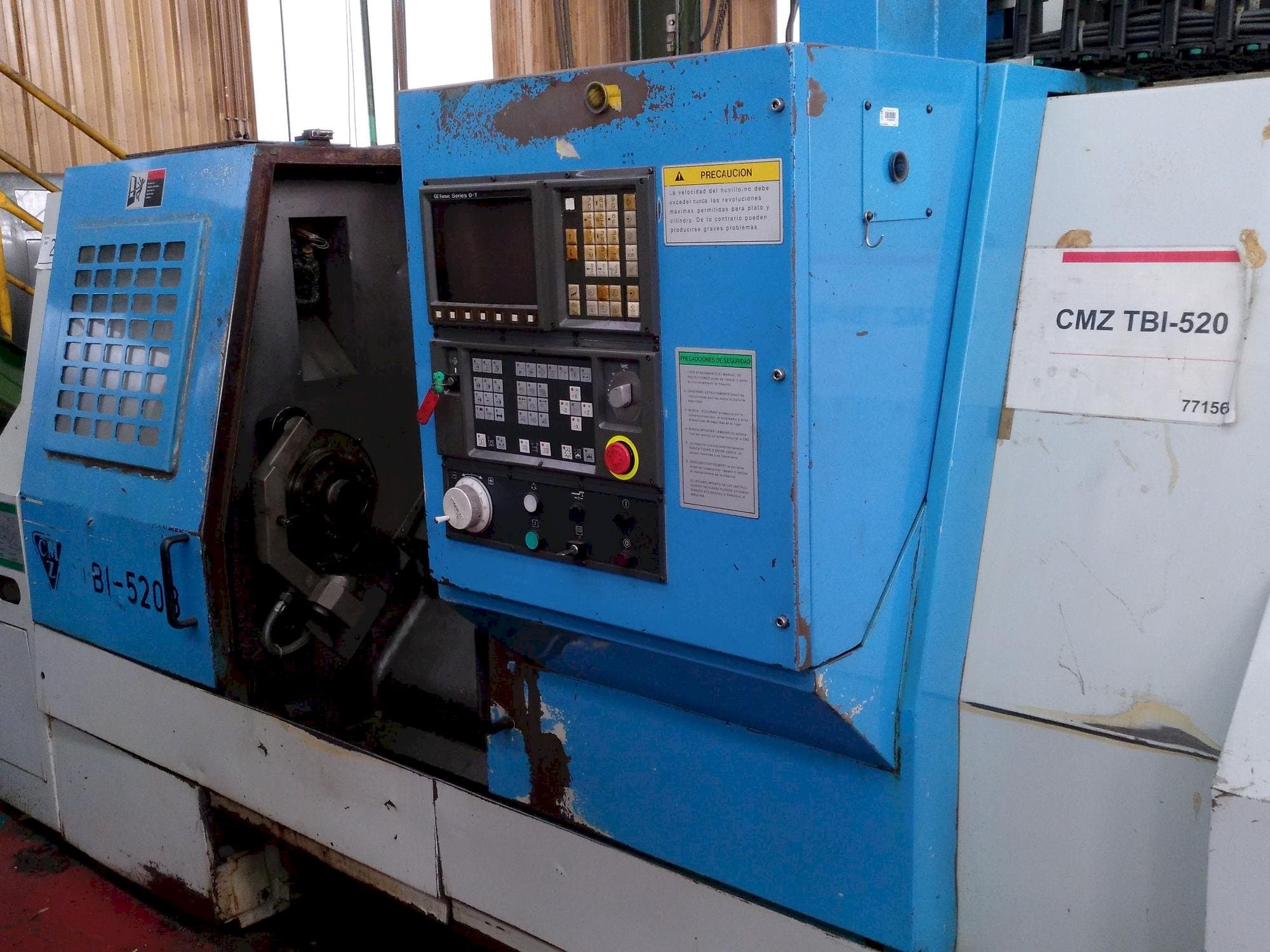 A CMZ TBI 520 gép elölnézete