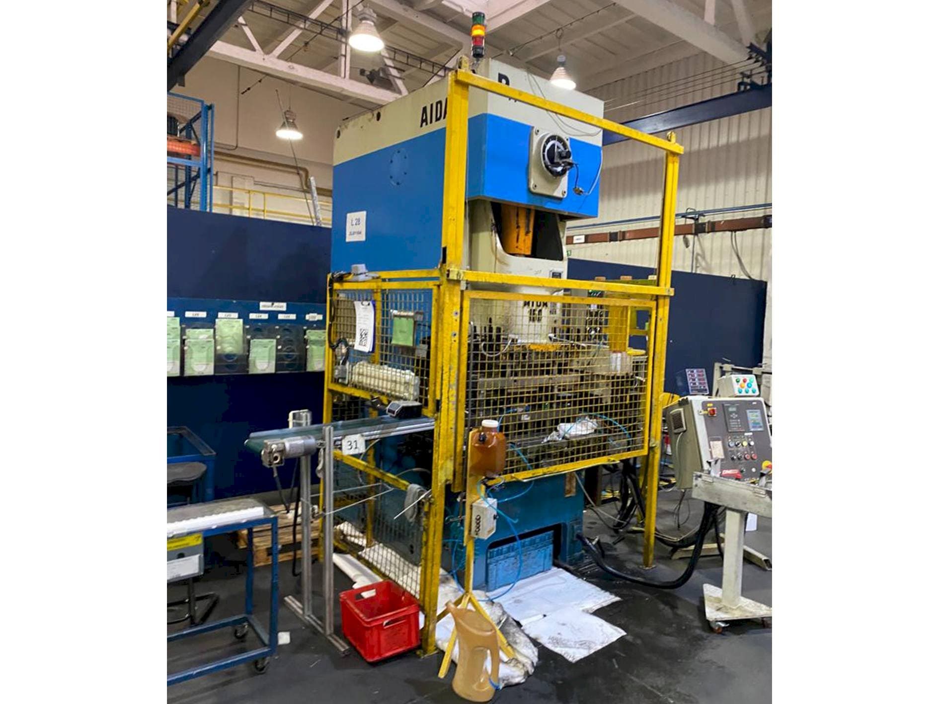 A AIDA NC 1-150  gép elölnézete