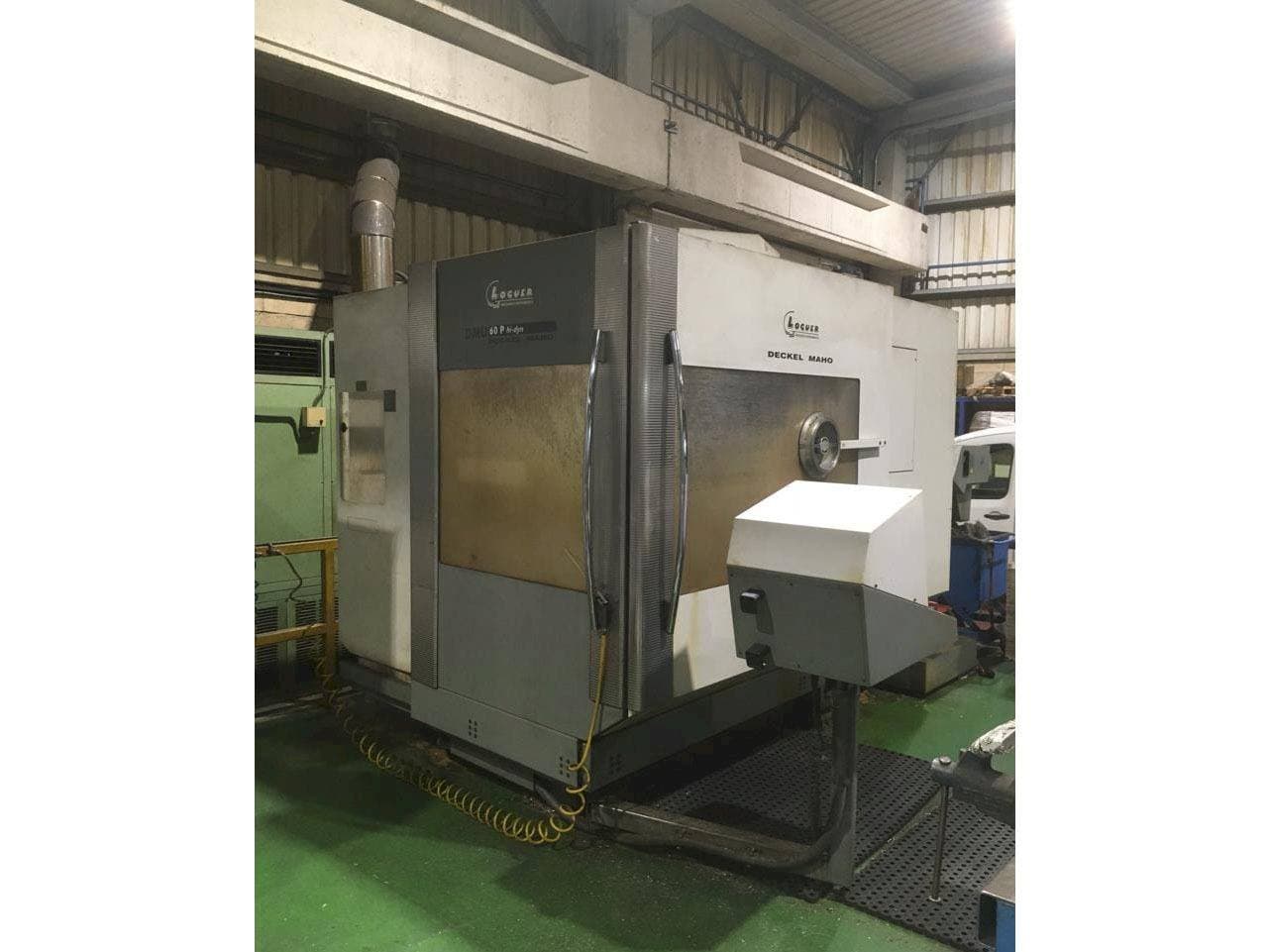 A DECKEL MAHO DMU 60P hi-dyn gép elölnézete