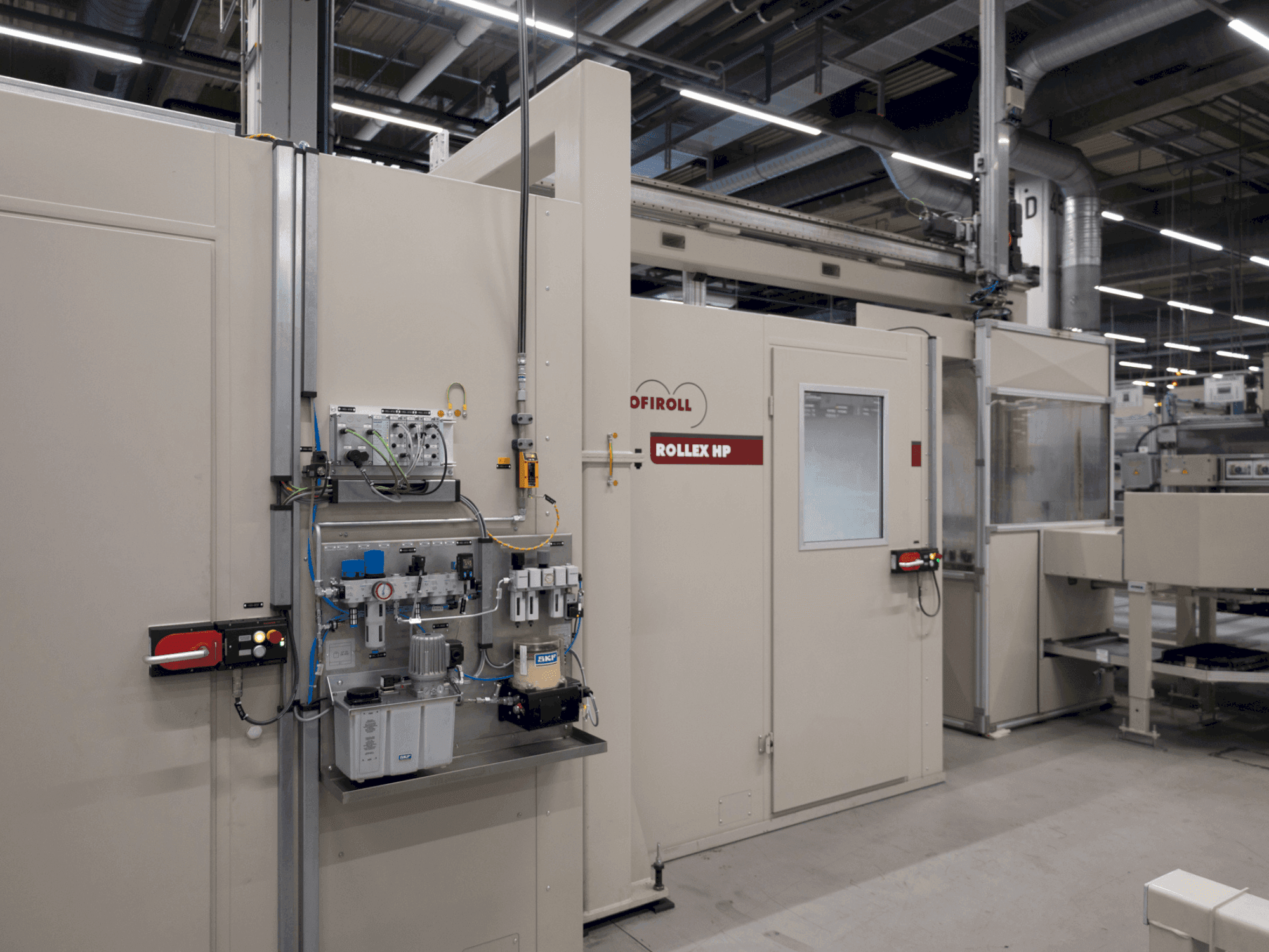 A PROFIROLL ROLLEX HP gép elölnézete