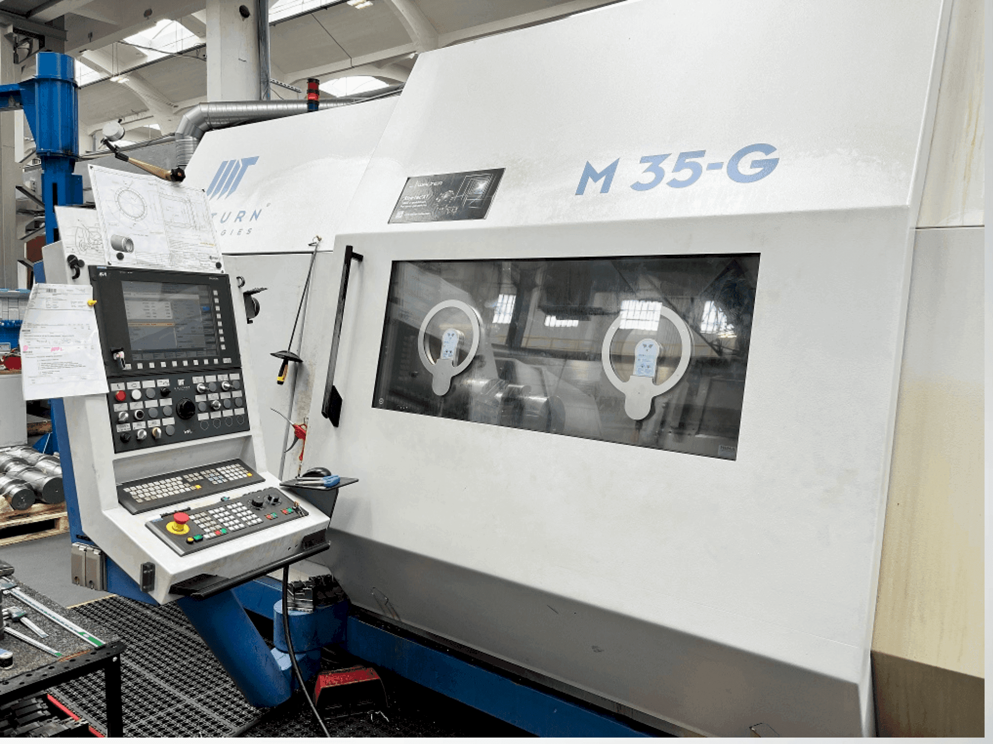 A WFL Millturn M 35-G gép elölnézete