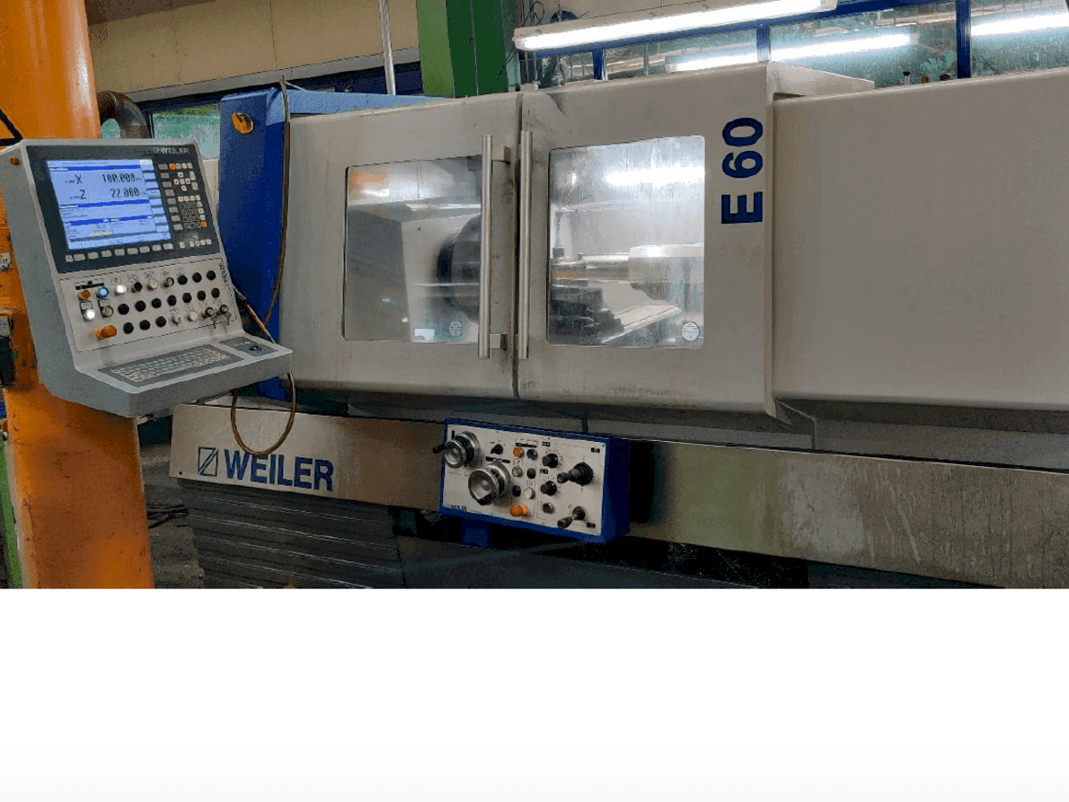 A Weiler E60 gép elölnézete