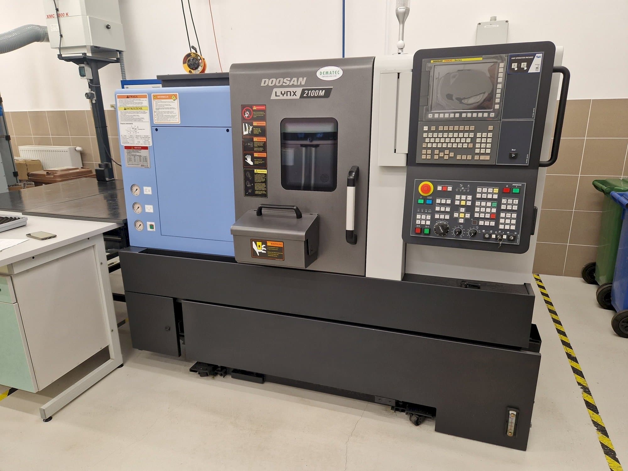 A Doosan Lynx 2100ME gép elölnézete