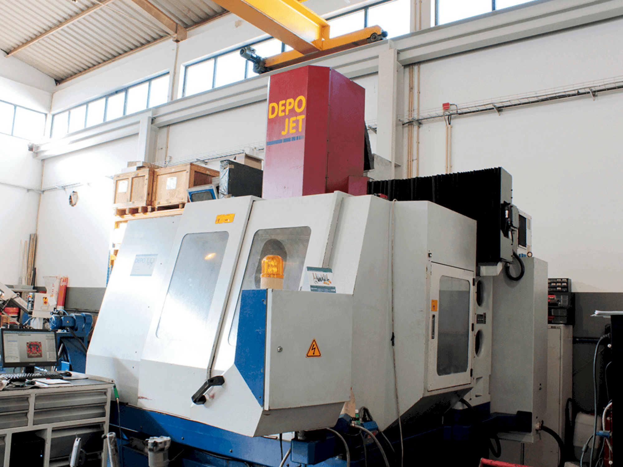 A DEPO Jet gép elölnézete