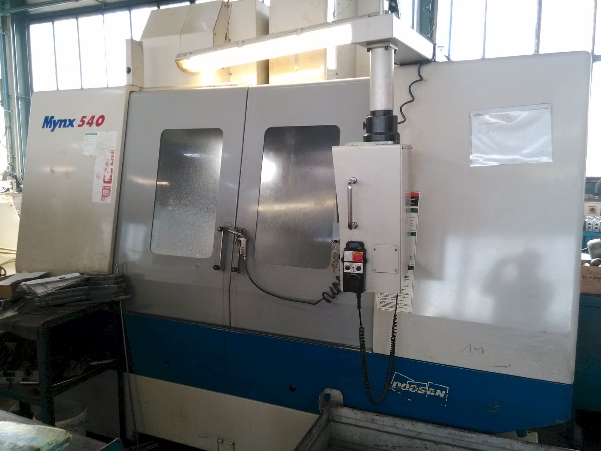 A Doosan Mynx 540 gép elölnézete