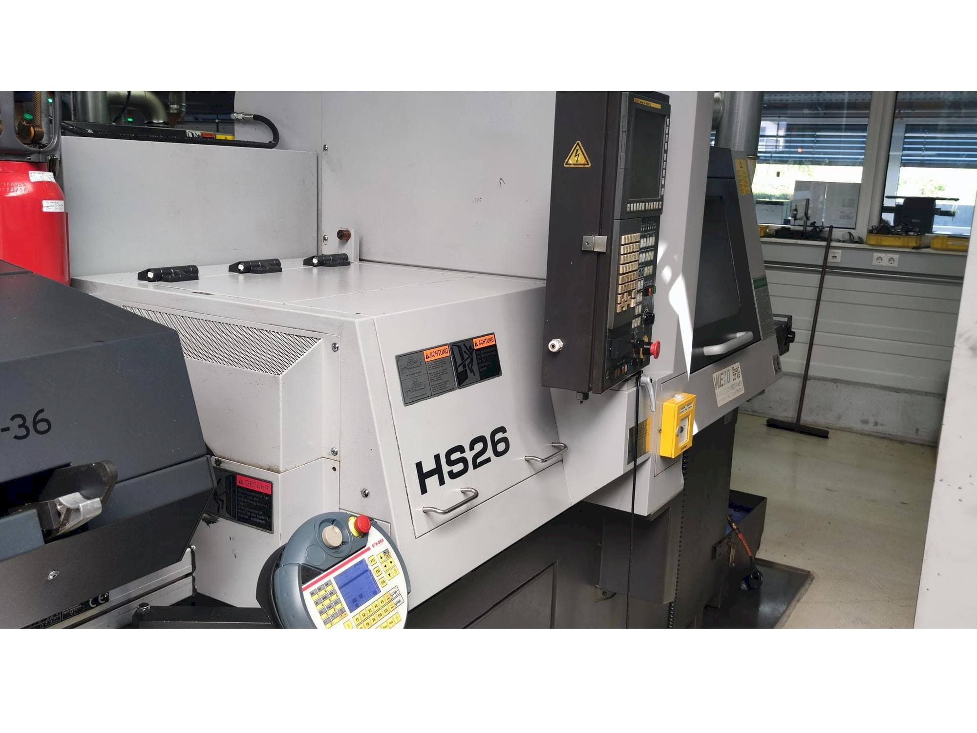 A TSUGAMI HS26 gép oldalnézete