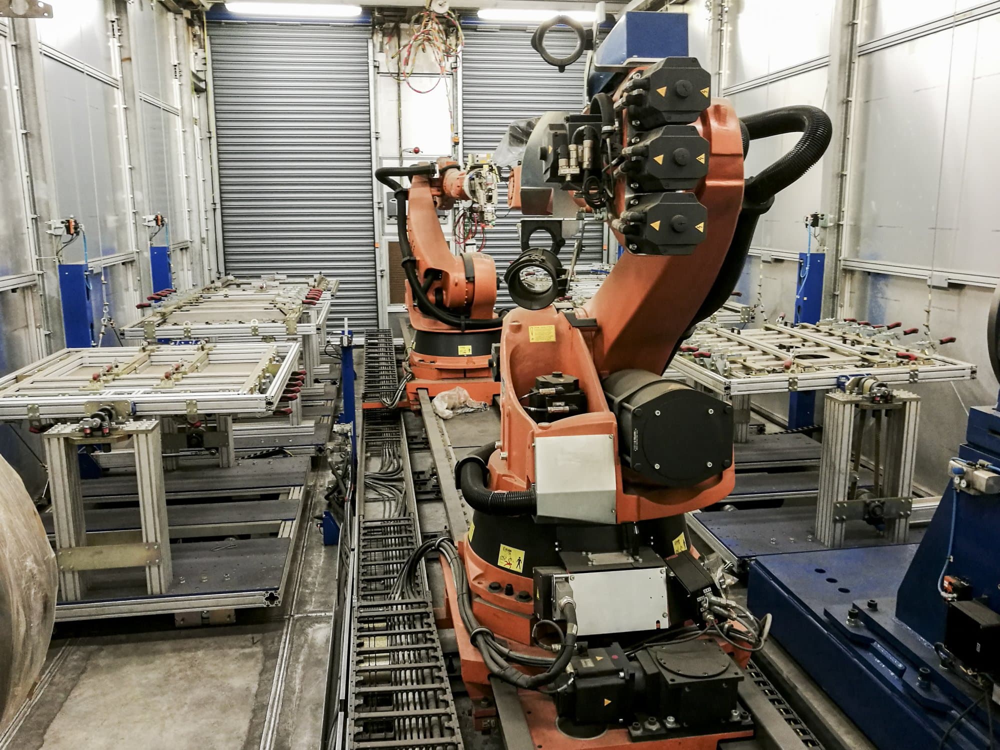 A KUKA KR 100-2 HA gép részlete