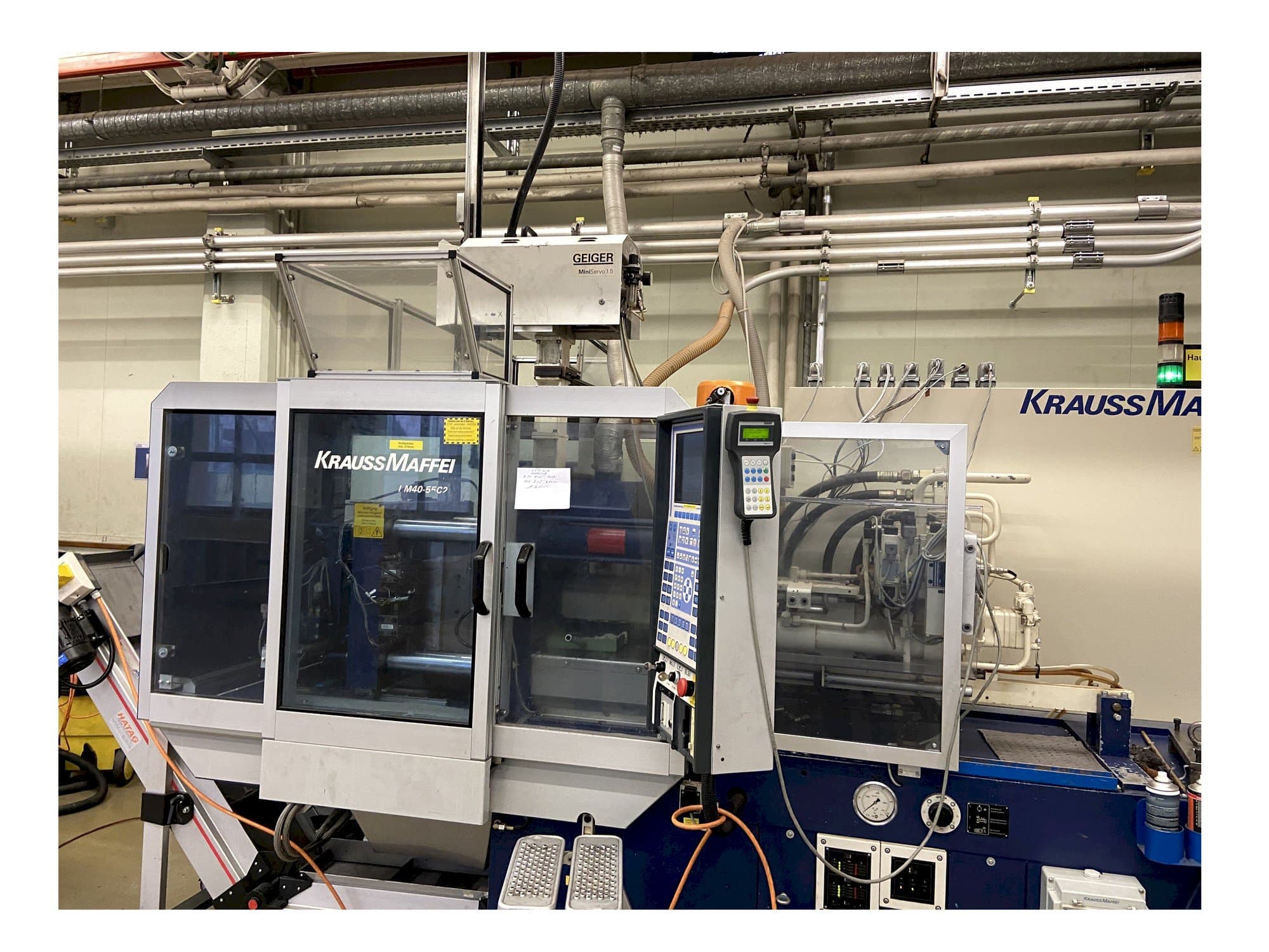 A Krauss Maffei 40-55 C2 gép elölnézete