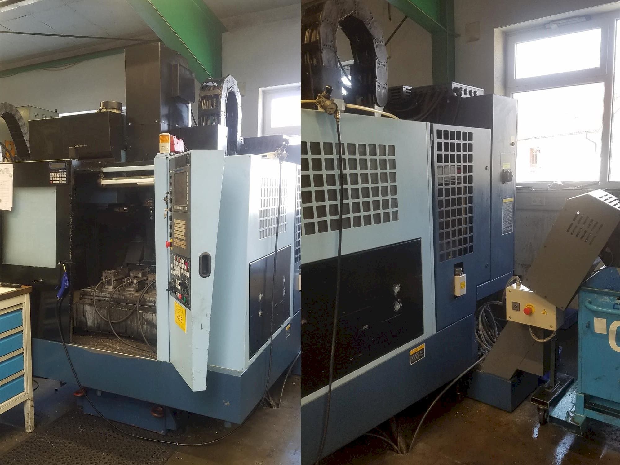 A Matsuura 550 V-Plus gép elölnézete