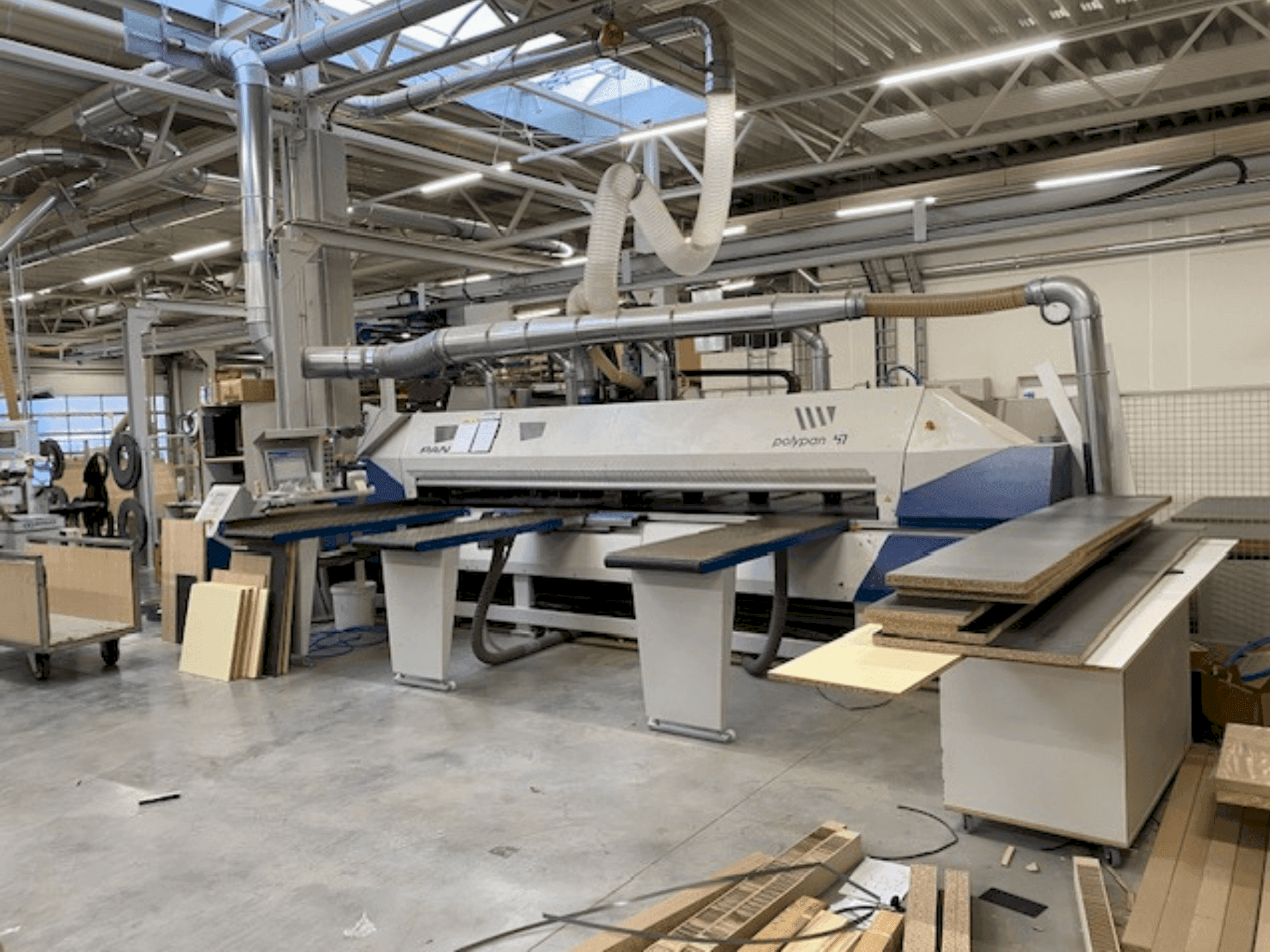 A PANHANS POLYPAN 47 F  gép elölnézete