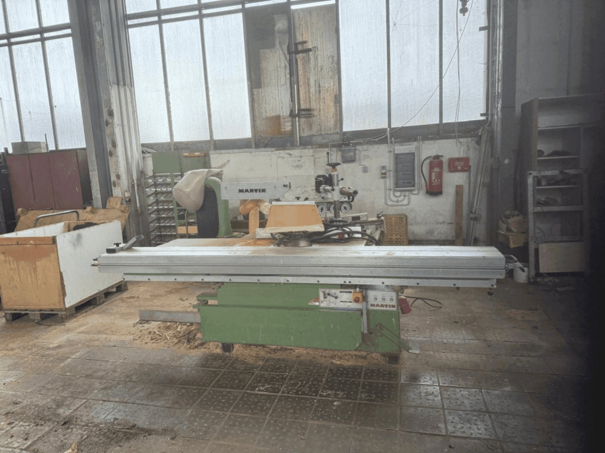 A Martin T72  gép elölnézete