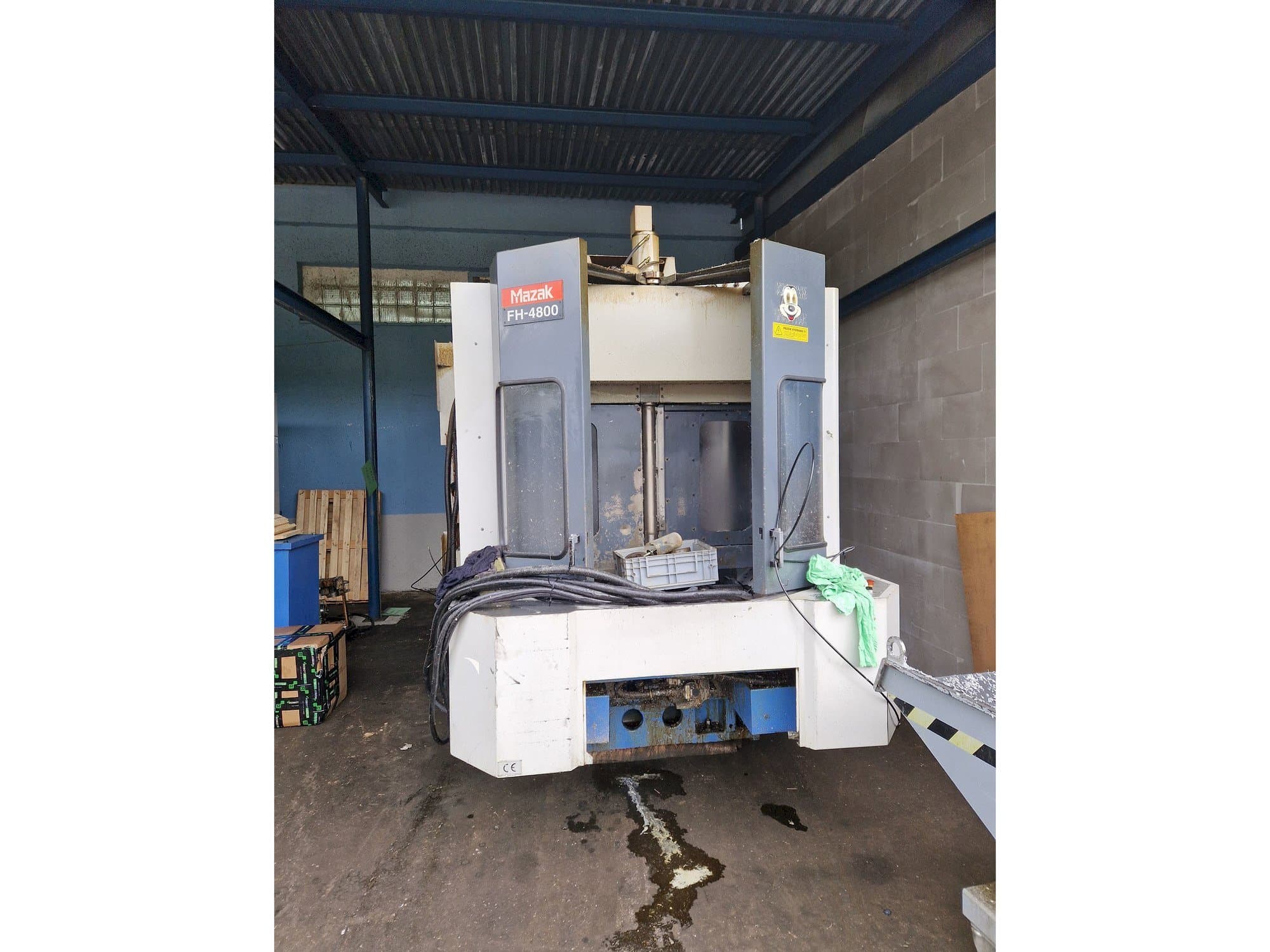 A Mazak FH-4800 gép elölnézete