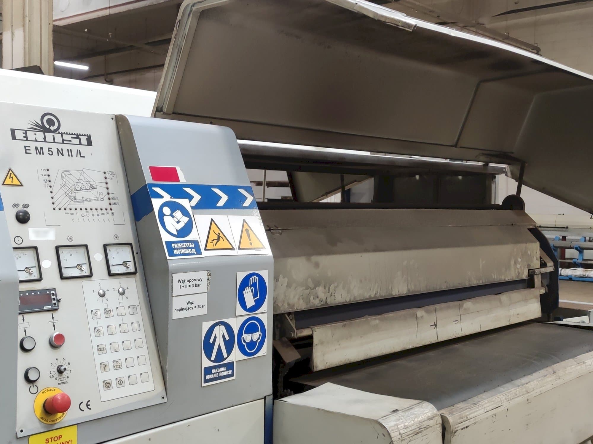 A ERNST EM5N II/L gép elölnézete