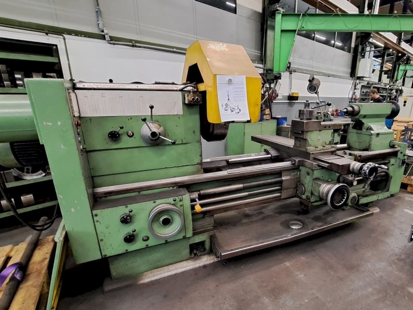 A BOEHRINGER VDF V 800 gép elölnézete