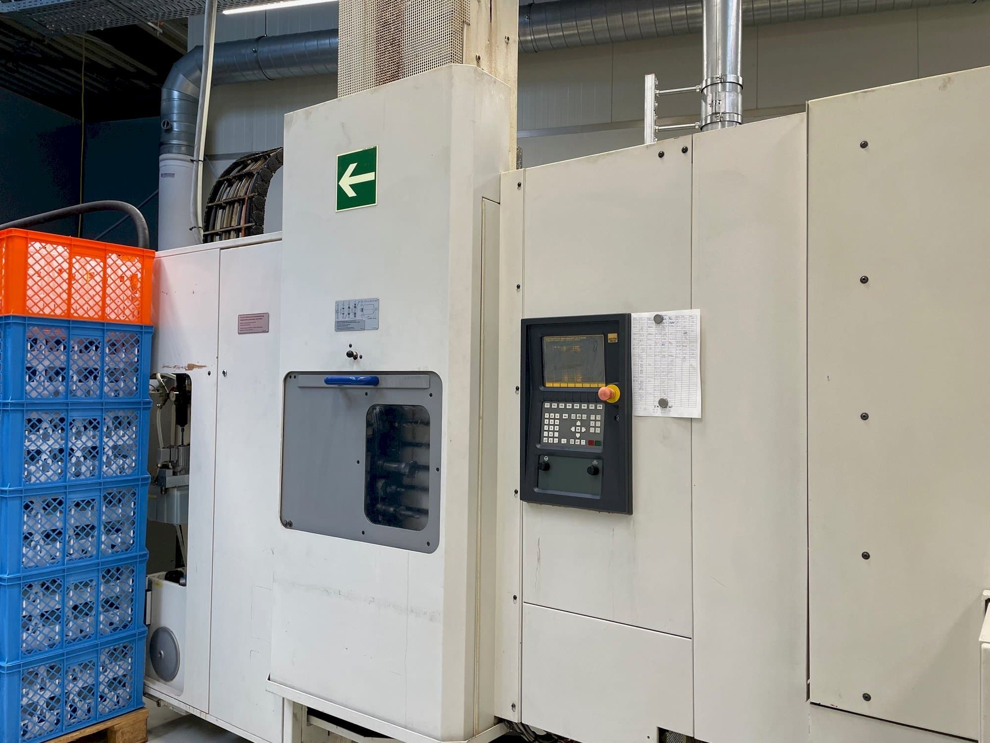 A HELLER MC 16 gép elölnézete