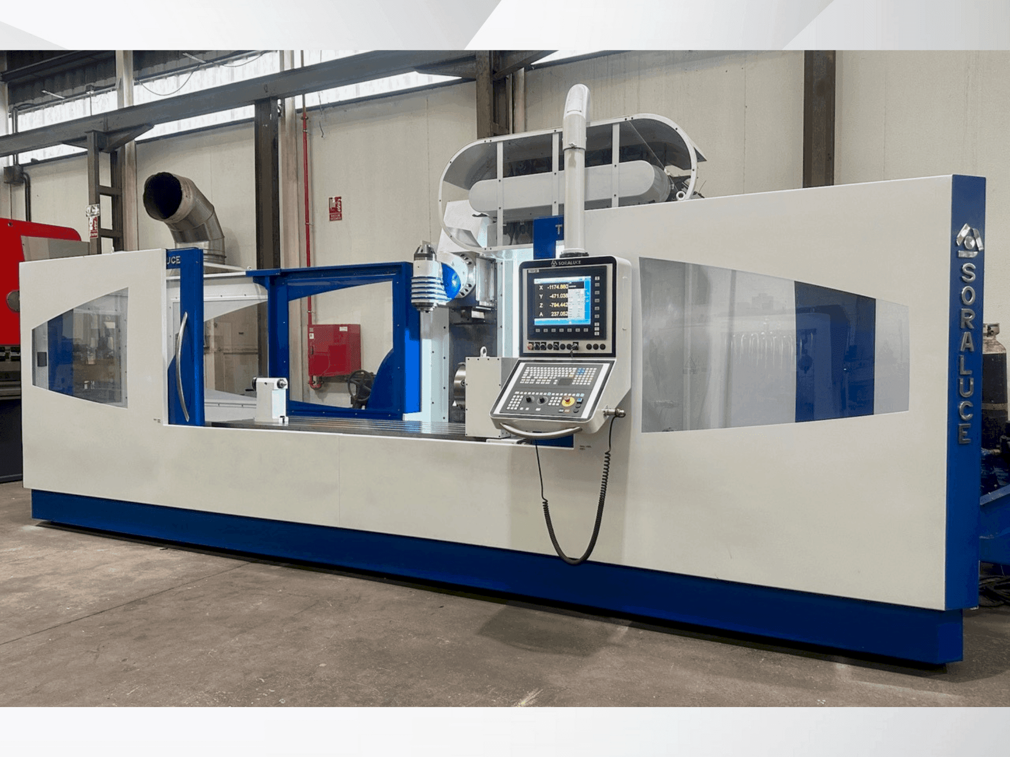 A Soraluce TA-25A  gép elölnézete