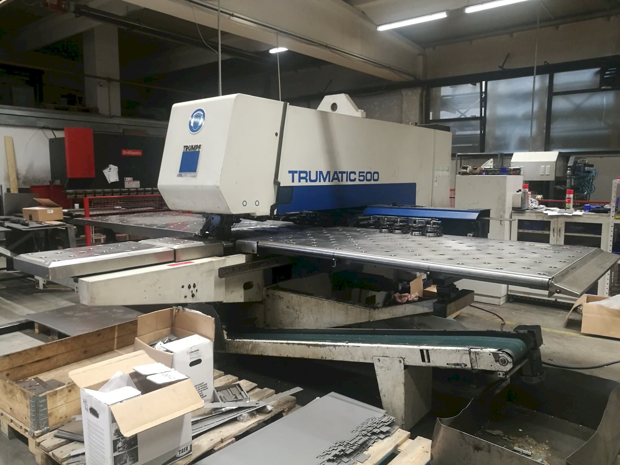 A Trumpf Trumatic 500 gép elölnézete