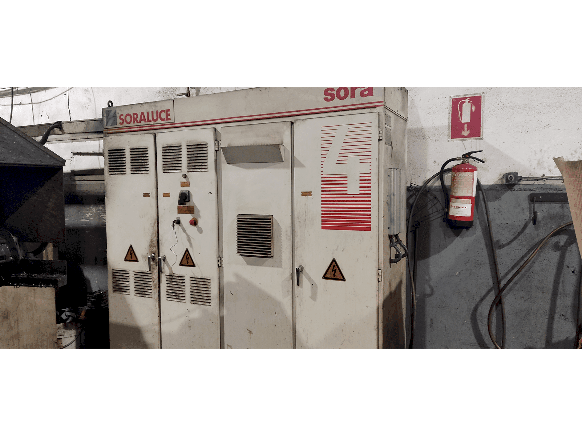 A Soraluce SORA 4 gép elölnézete