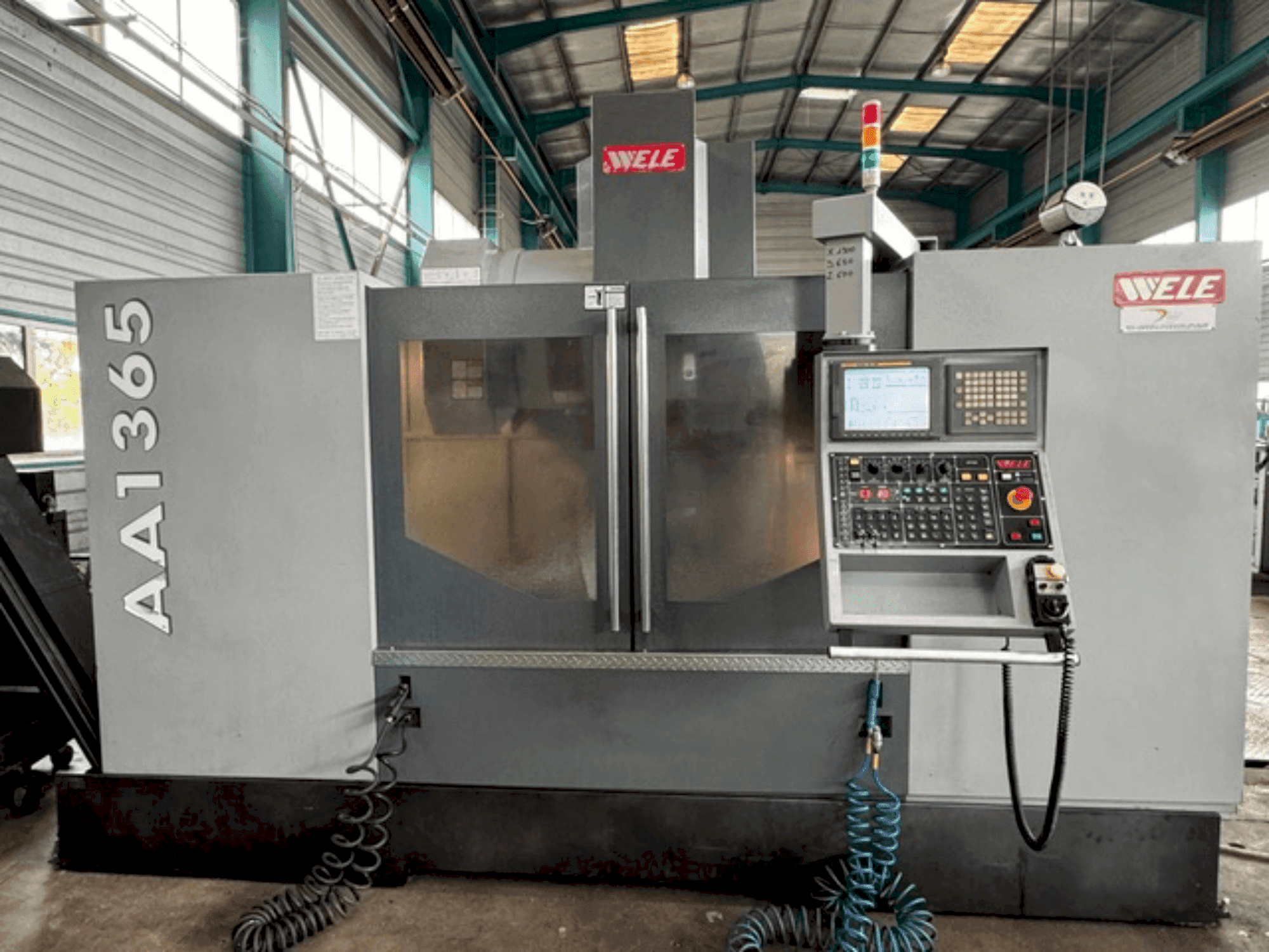 A Wele AA1365 gép elölnézete