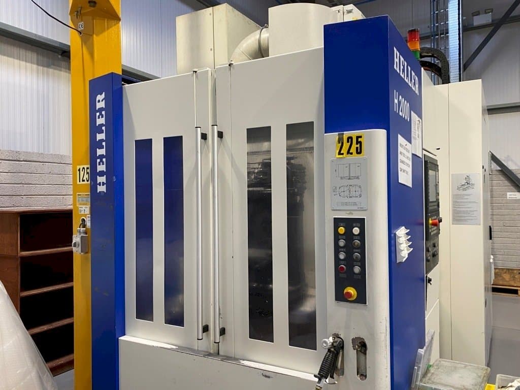 A HELLER H 2000 gép elölnézete