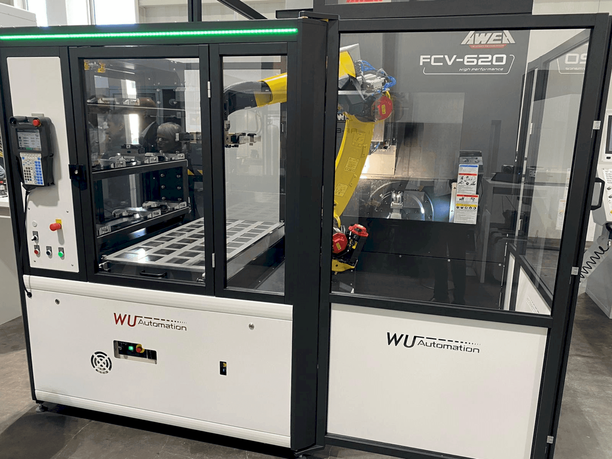 A WU Automation RZ-3/35  gép elölnézete