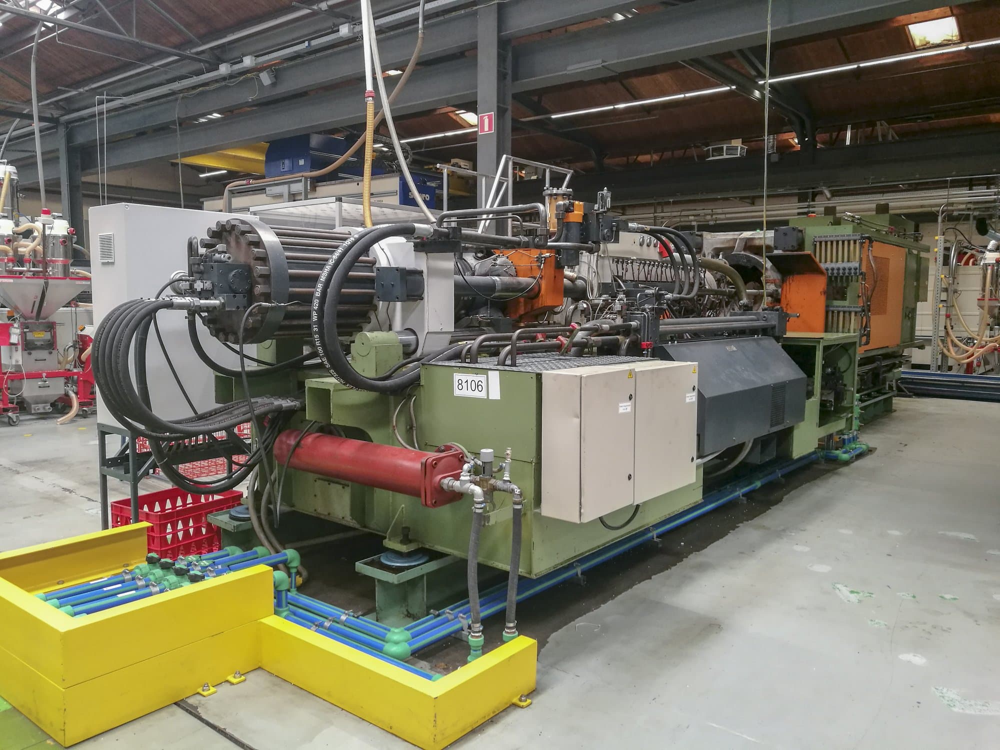 A Windsor HIS 800 D  gép bal oldali nézete